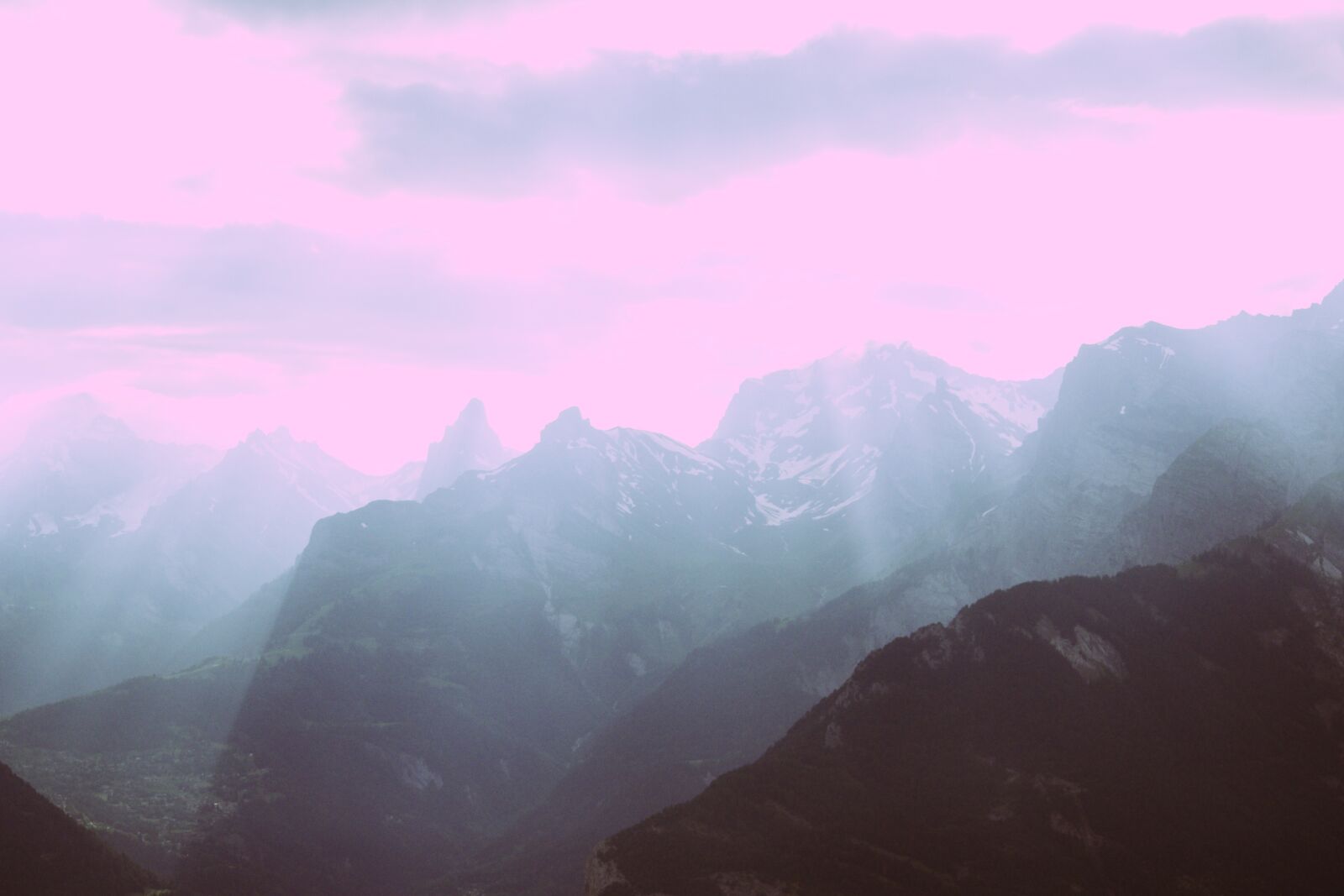 Pentax K-r sample photo. Mountains, landscape, valais photography