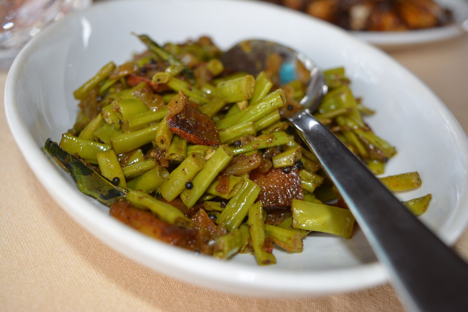 Nikon D5200 sample photo. Beans, bhaji, food photography