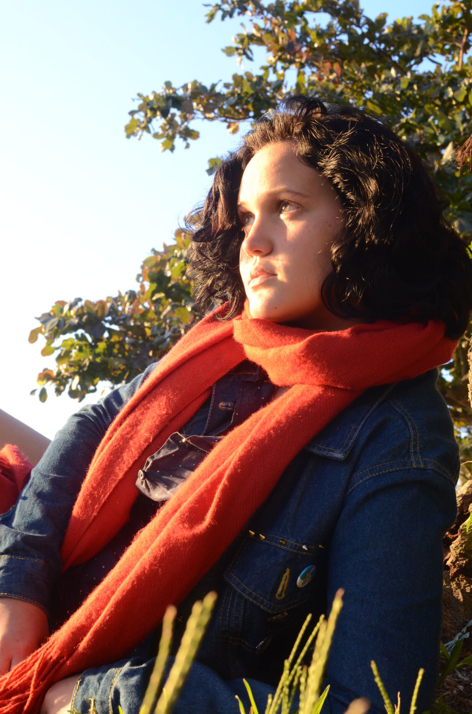 Nikon D7000 sample photo. Woman, black hair, green photography
