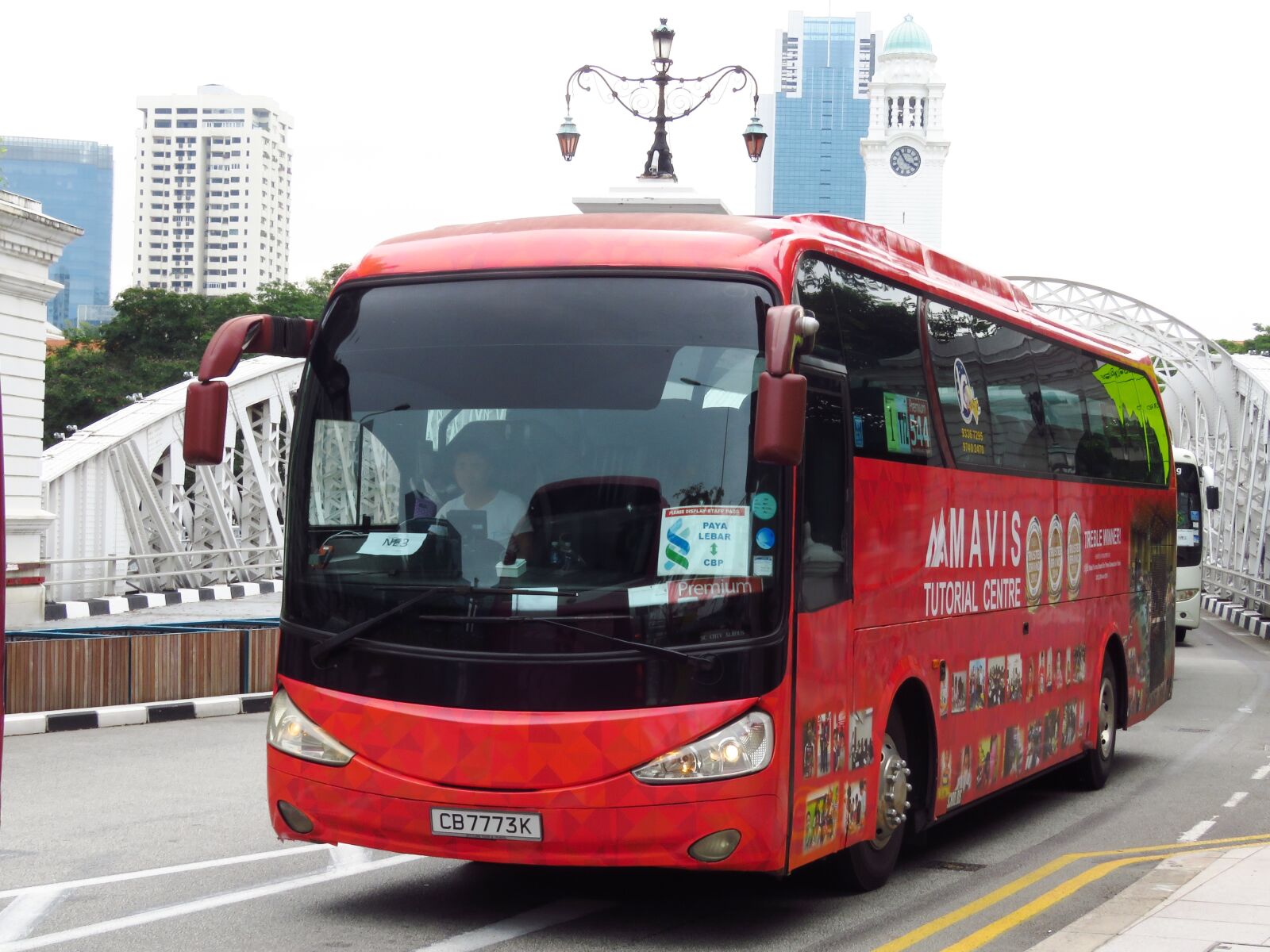 Canon PowerShot SX60 HS sample photo. Bus, singapore, transport photography