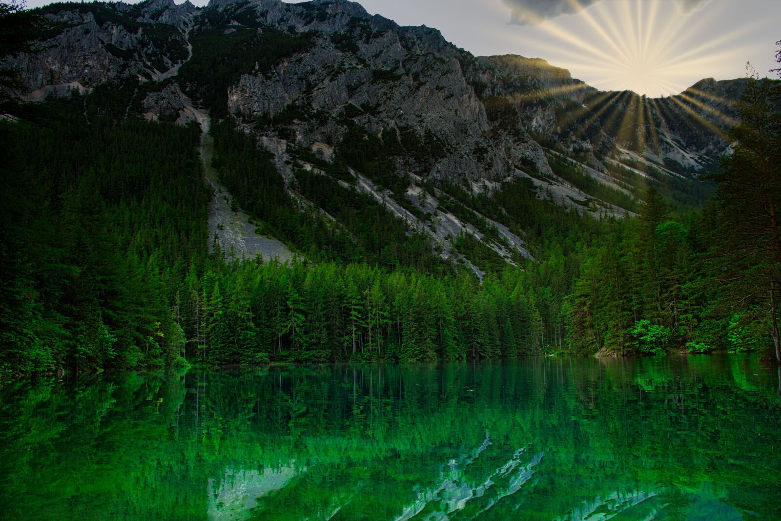 Canon EOS 700D (EOS Rebel T5i / EOS Kiss X7i) sample photo. Grünersee, austria, nature photography