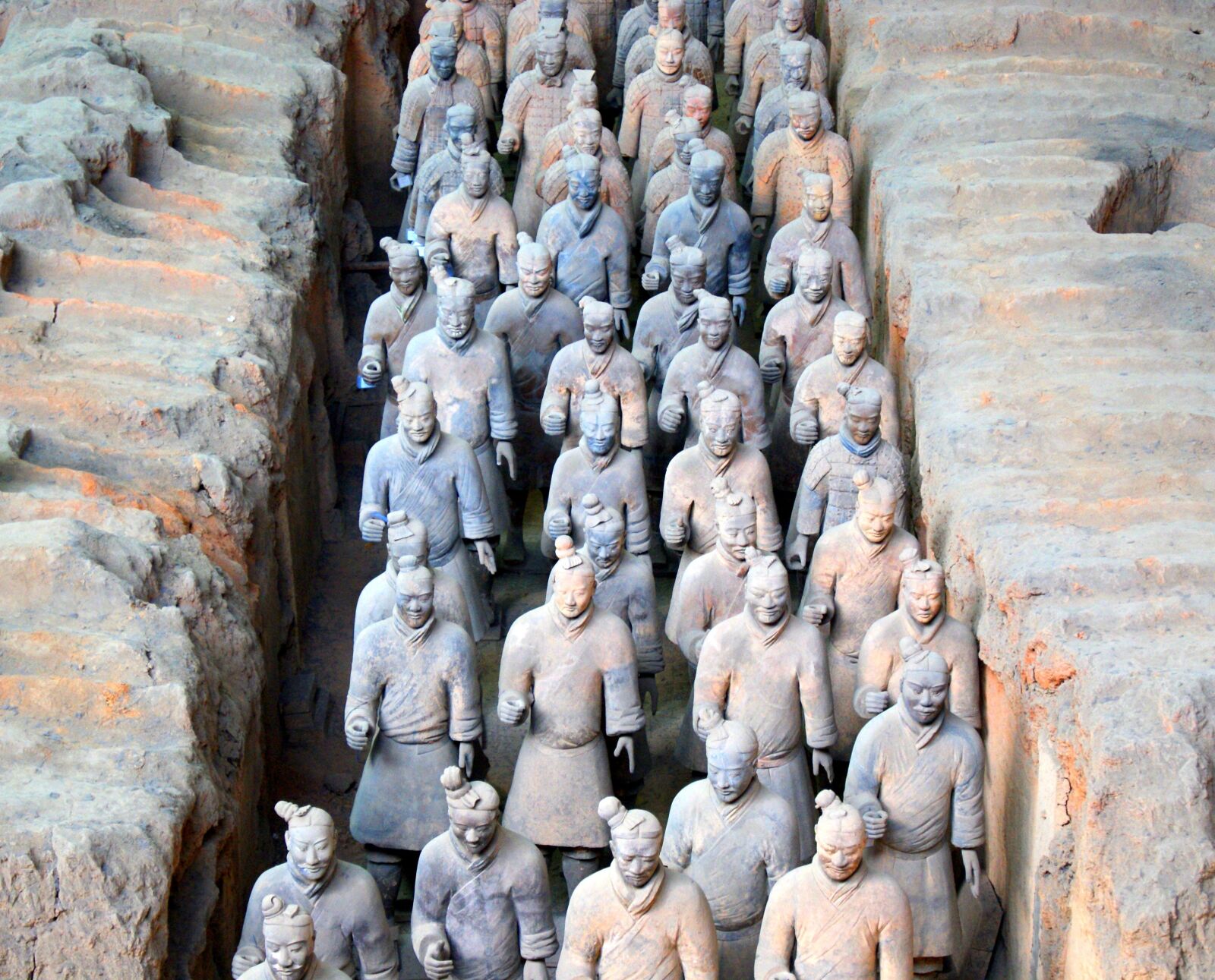 Sony Alpha DSLR-A230 sample photo. Soldier, terracotta, qin shi photography