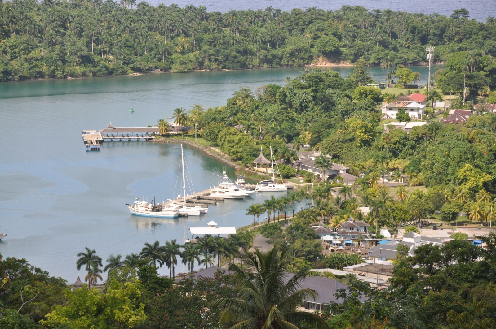 Nikon D90 sample photo. Port antonio, marina, jamaica photography
