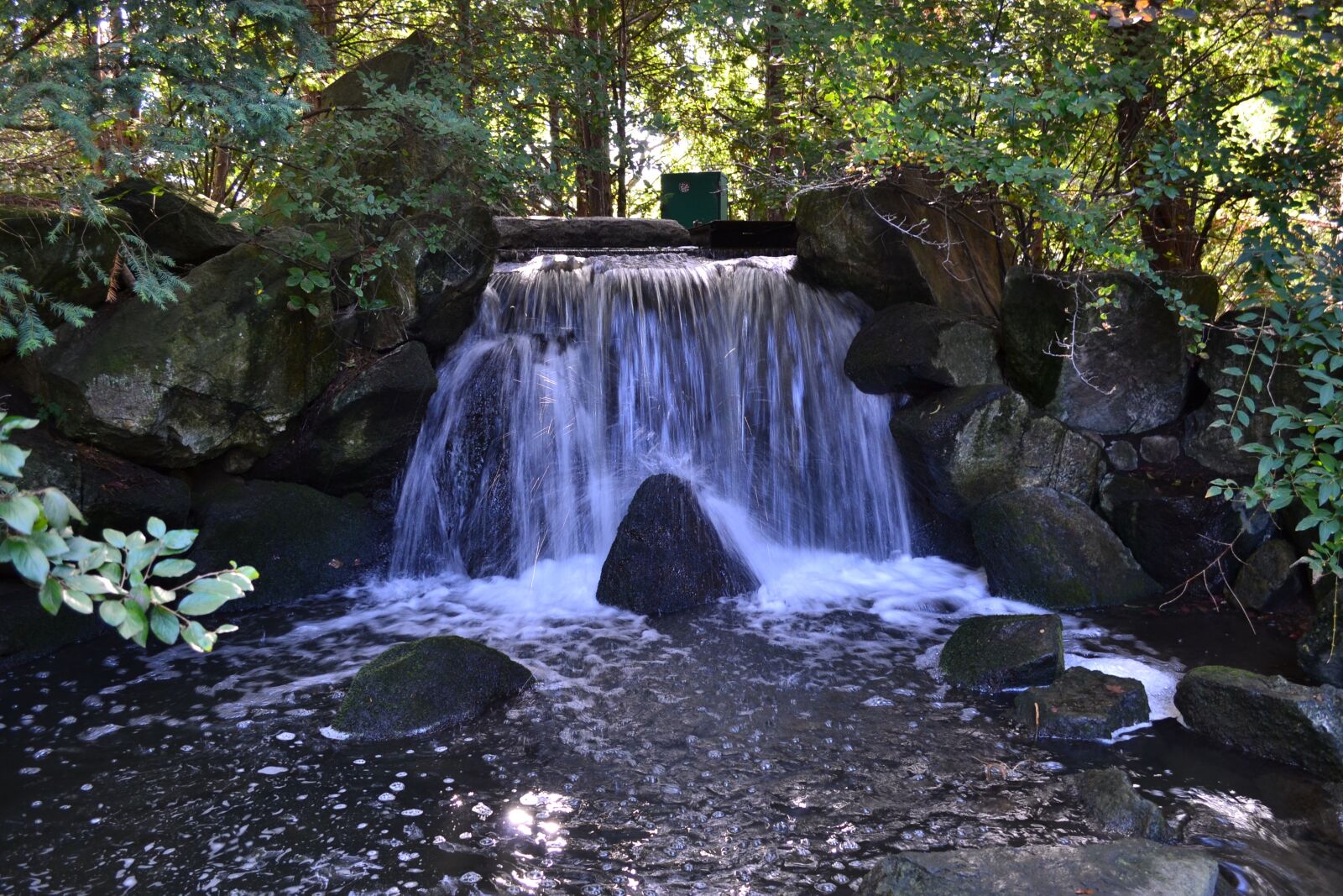 Nikon D3100 sample photo. Waterfall, cascade, nature photography