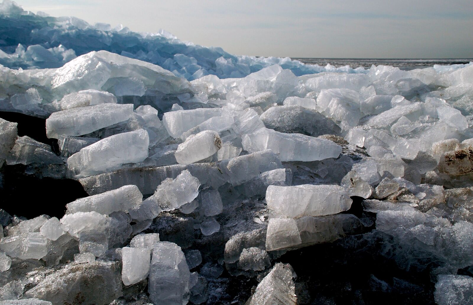 Nikon D50 sample photo. Shelf ice, urk, ijsselmeer photography