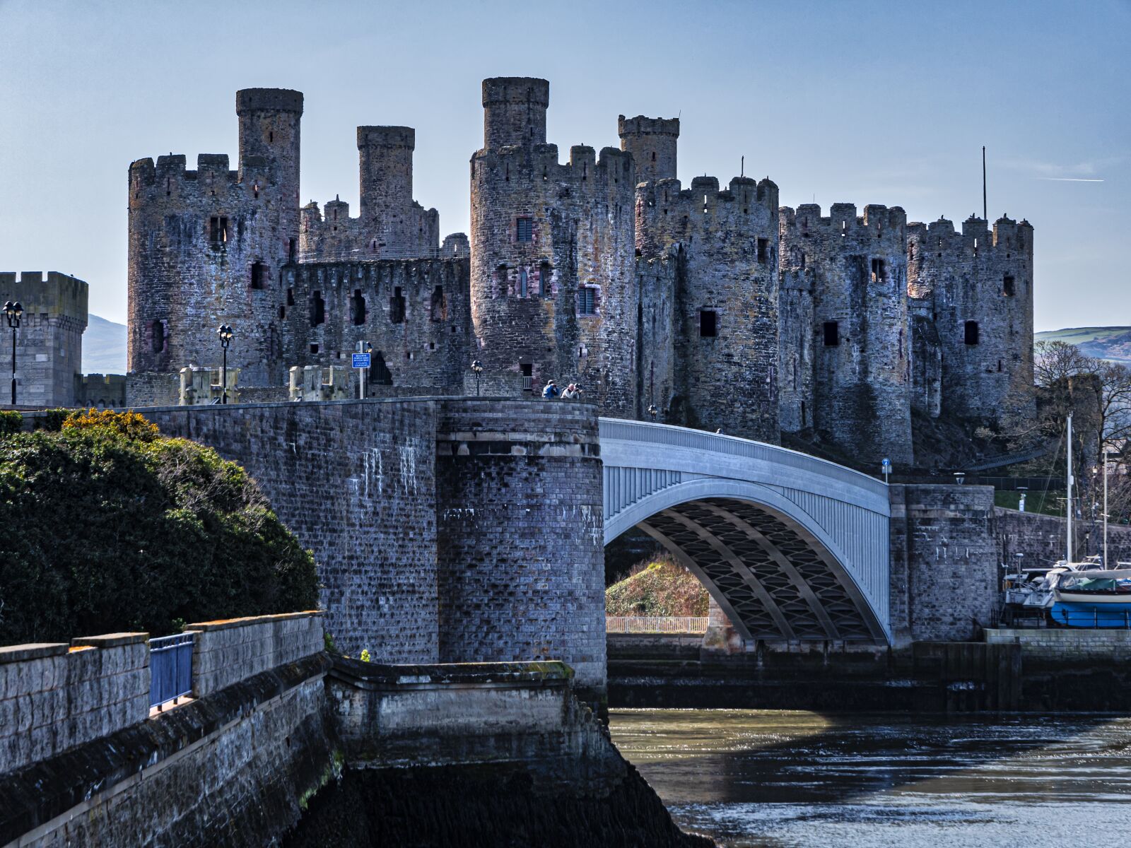 LEICA DG 12-60/F2.8-4.0 sample photo. Conwy castle, wales, castle photography