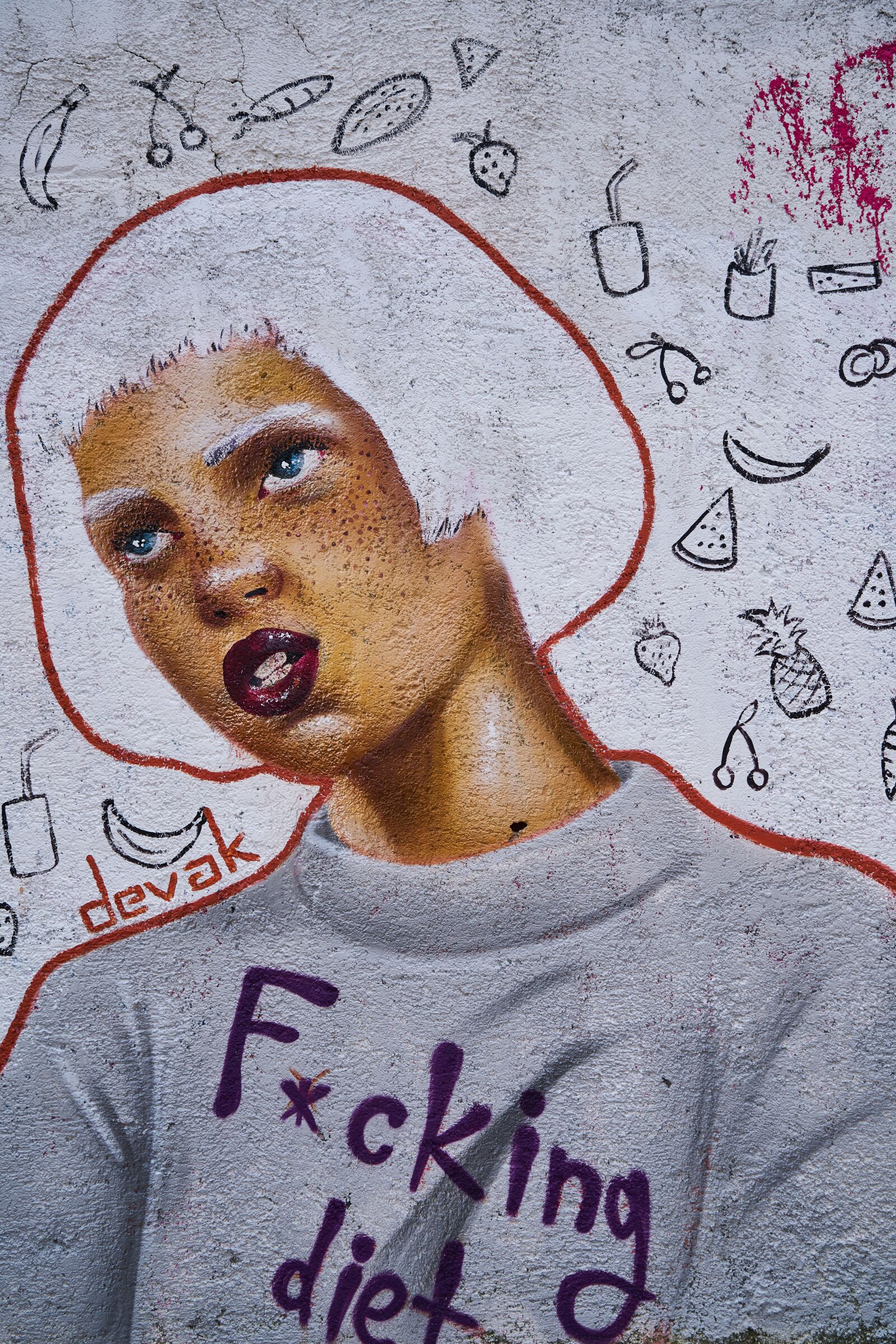 Sony a7R II sample photo. Graffiti, painting, art photography