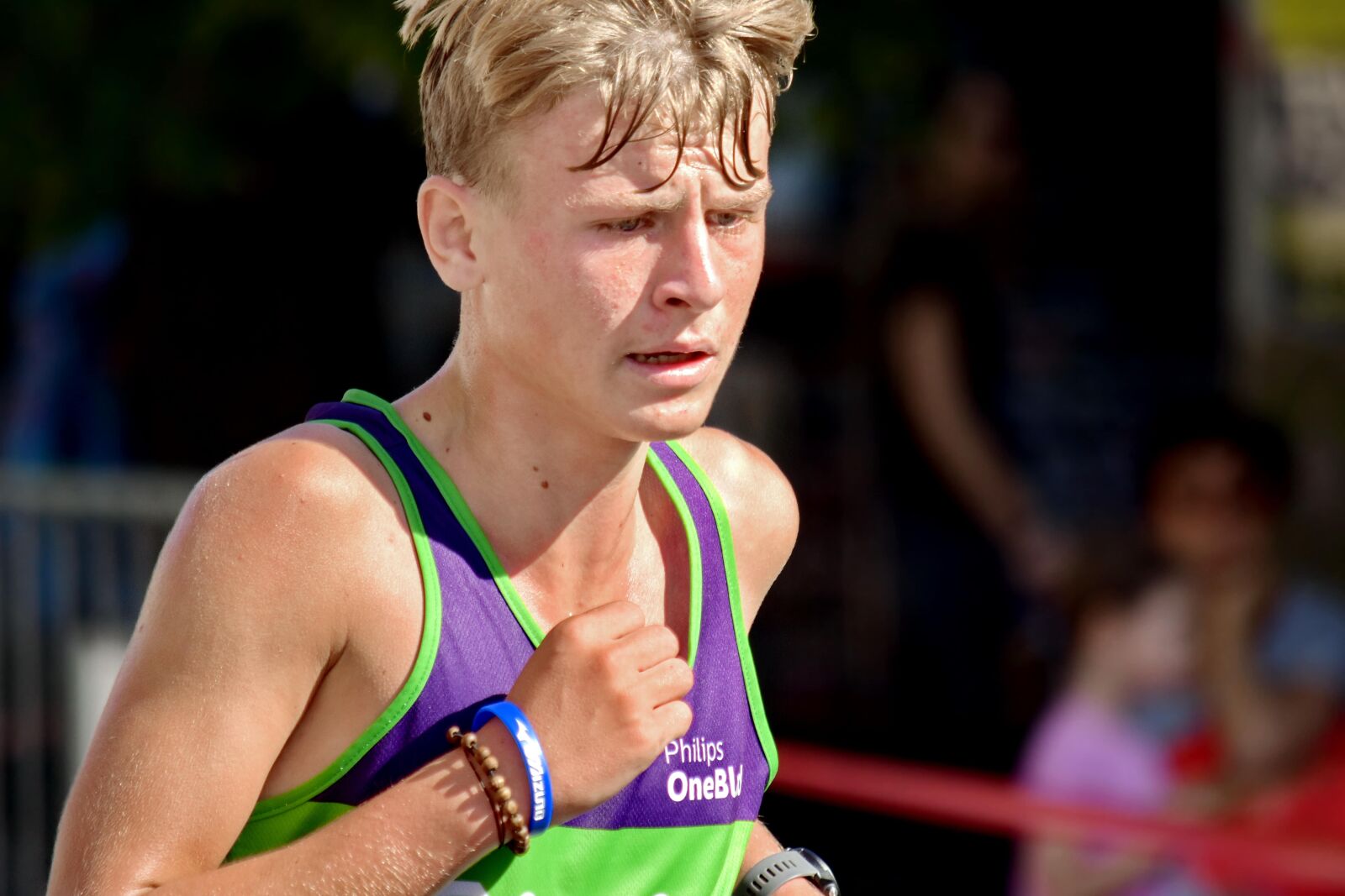 Nikon D5500 sample photo. Athletic, blonde hair, endurance photography
