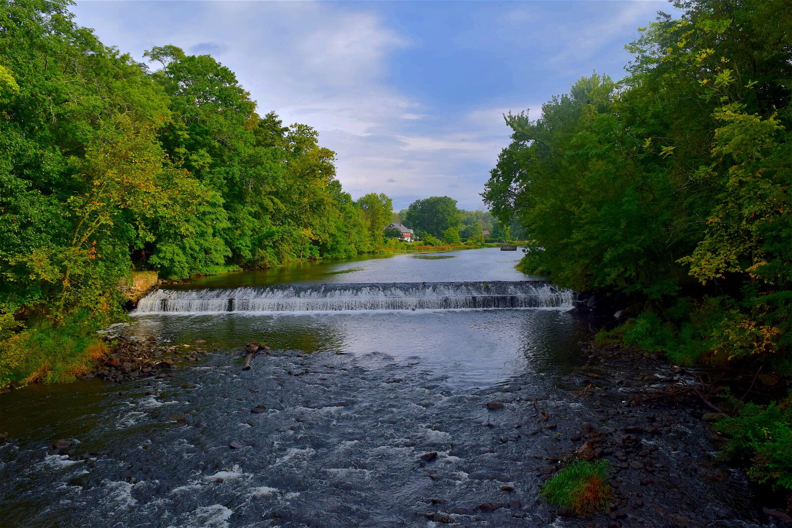 Nikon D3300 sample photo. River, waterfall, trees photography