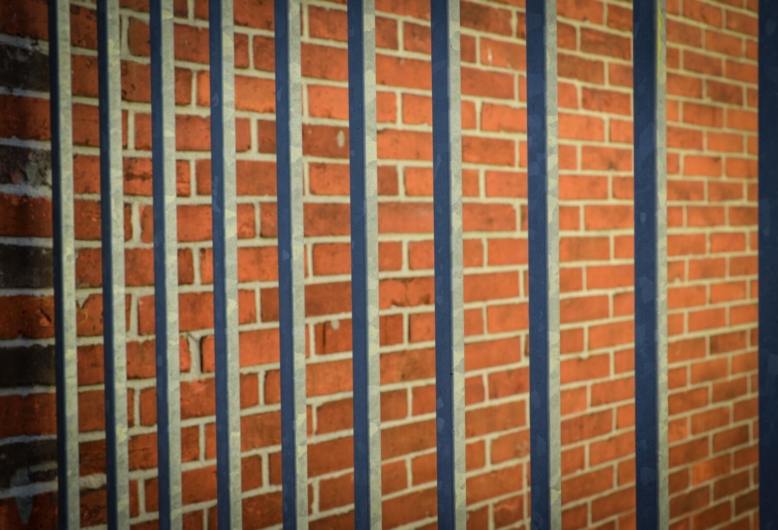 Nikon D610 sample photo. Bars, brick, jail photography