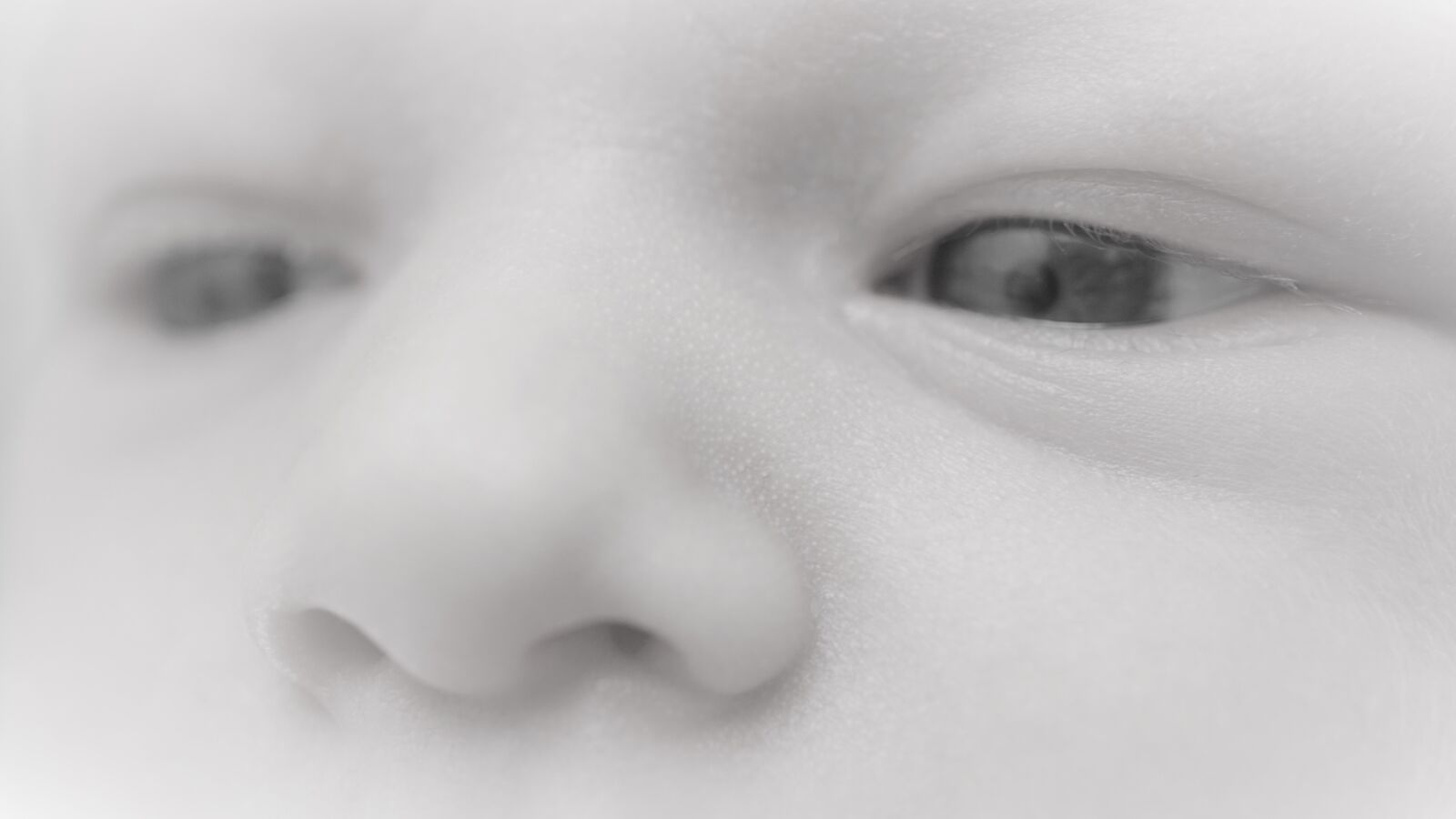 Sony a6000 sample photo. Nose, eyes, baby photography