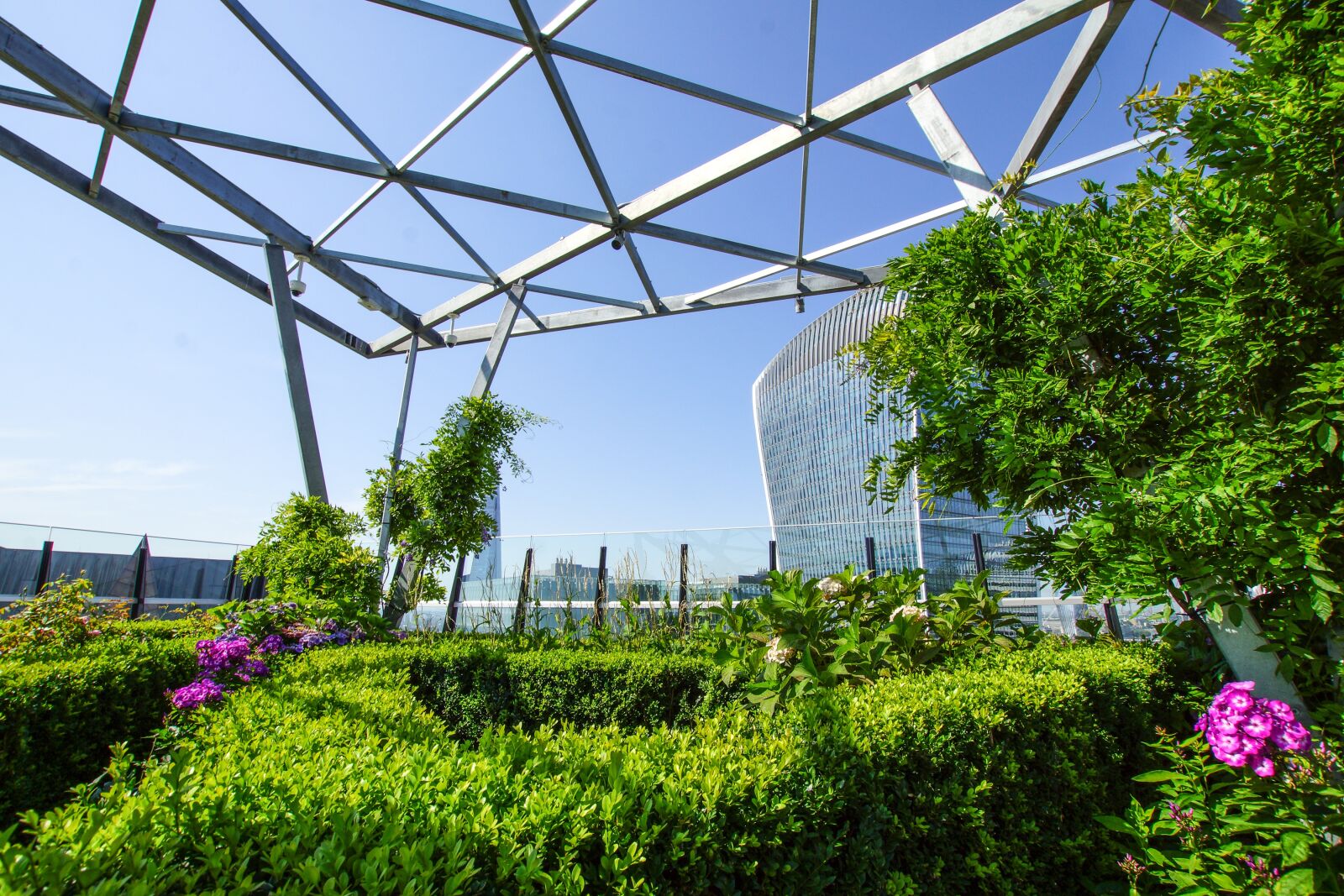 10-20mm F3.5 sample photo. London, skygarden, rooftop photography