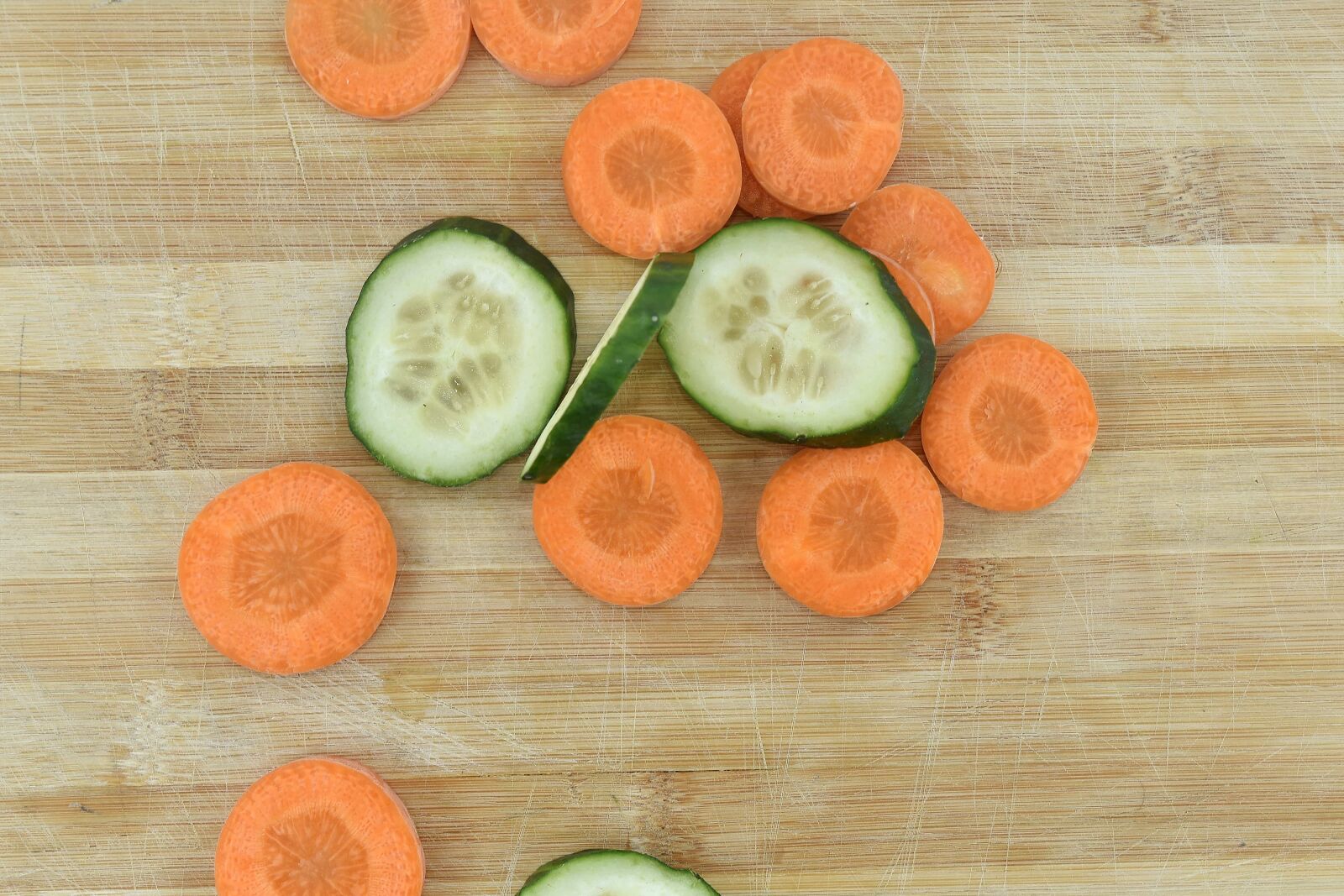 Nikon D5500 sample photo. Carrot, cucumber, culinary, kitchen photography