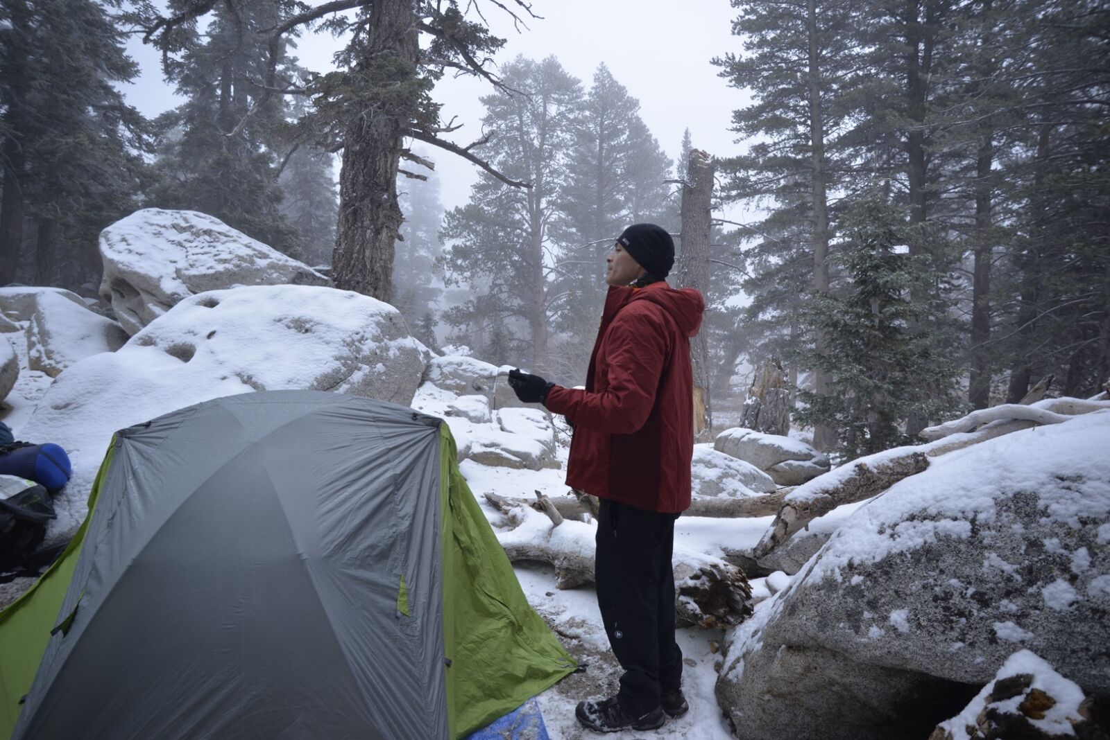 Nikon D610 sample photo. Backpacking, camping, frosty, hiking photography