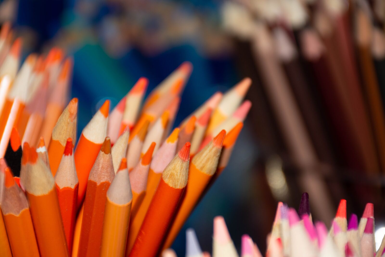 Nikon D7200 sample photo. Pencils, colorful, color photography