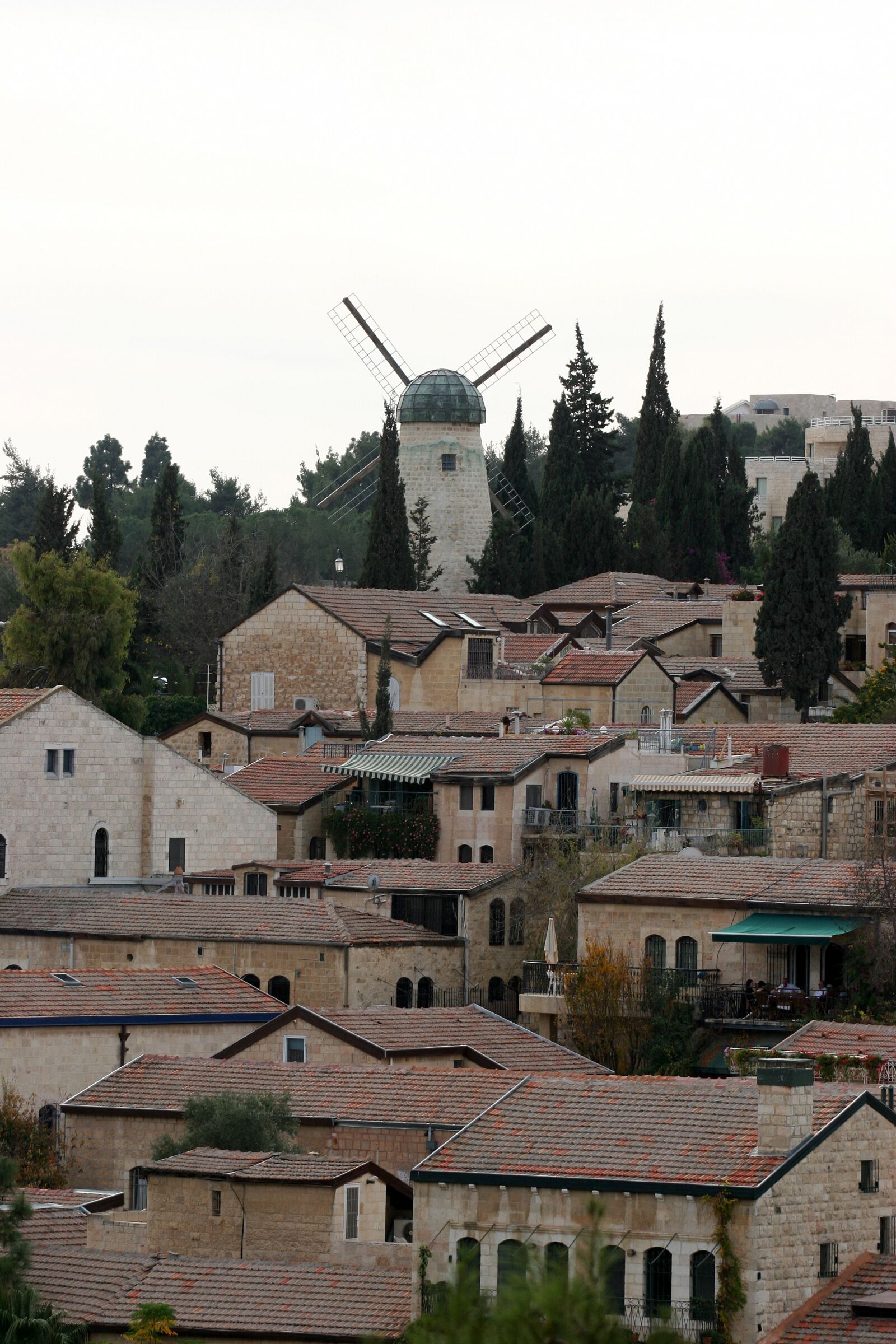 Canon EOS 20D sample photo. Jerusalem, israel, windmill photography
