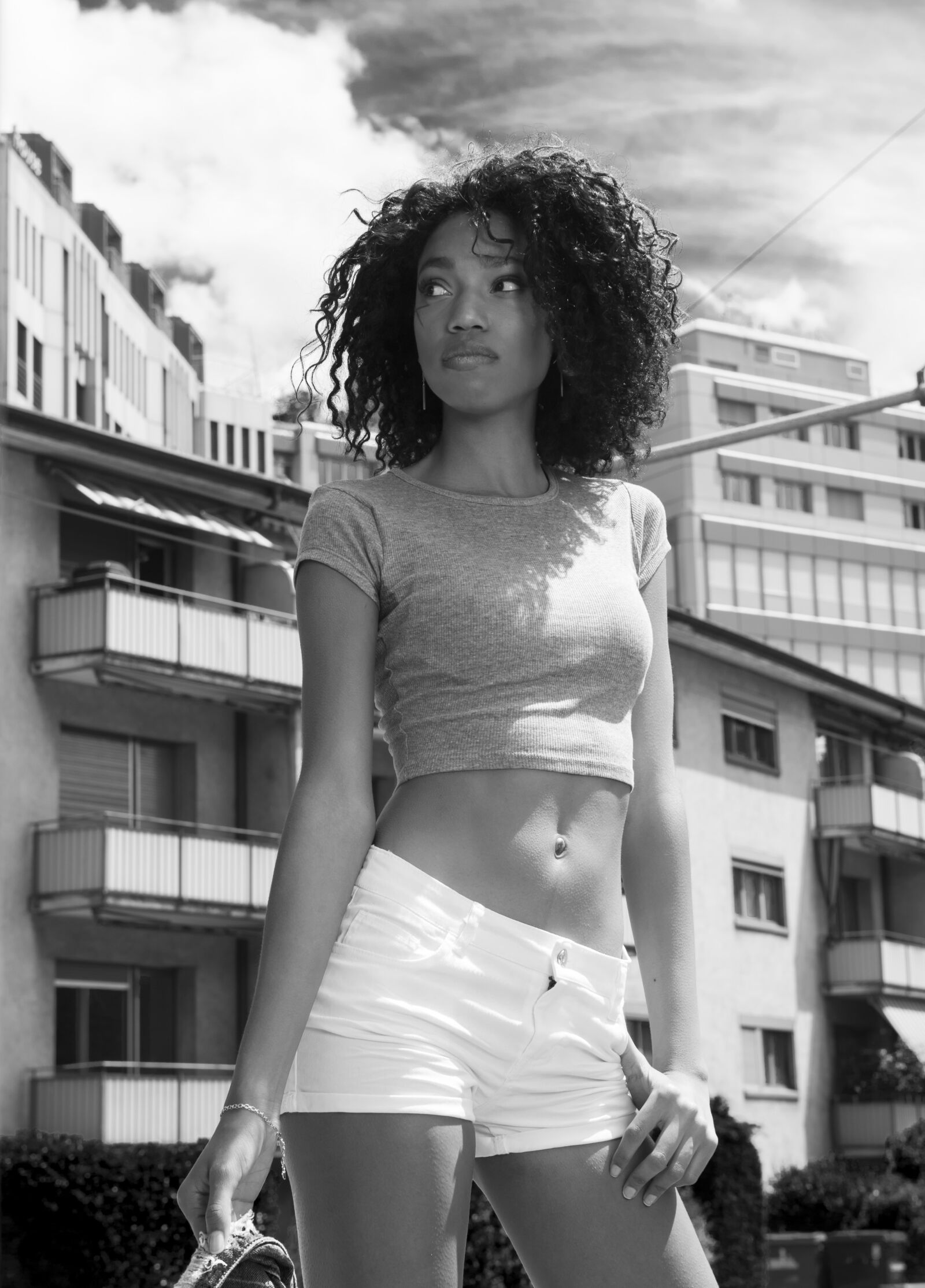 Nikon D700 sample photo. Curly, model, look photography