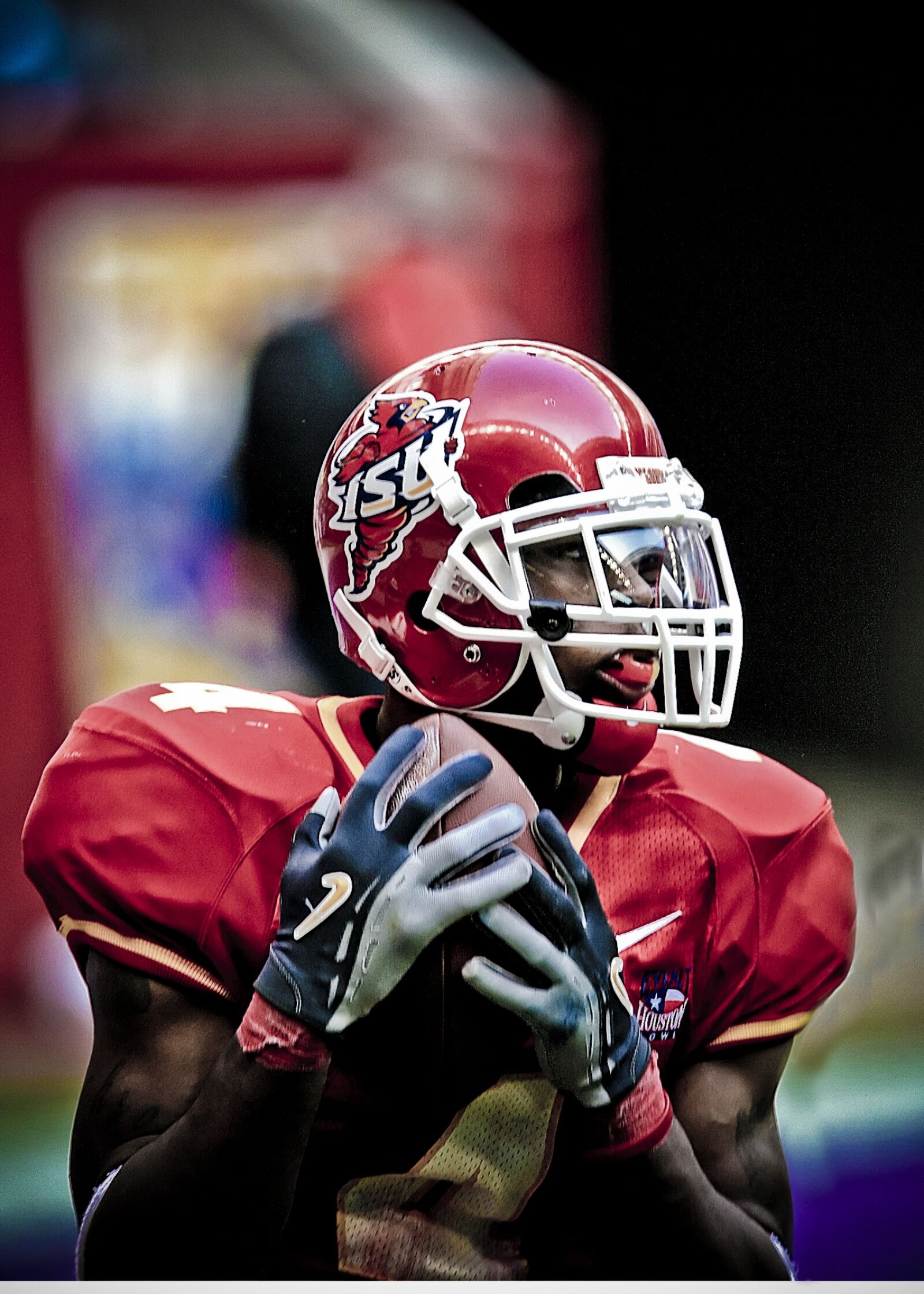 Canon EOS 20D sample photo. Football, player, receiver photography