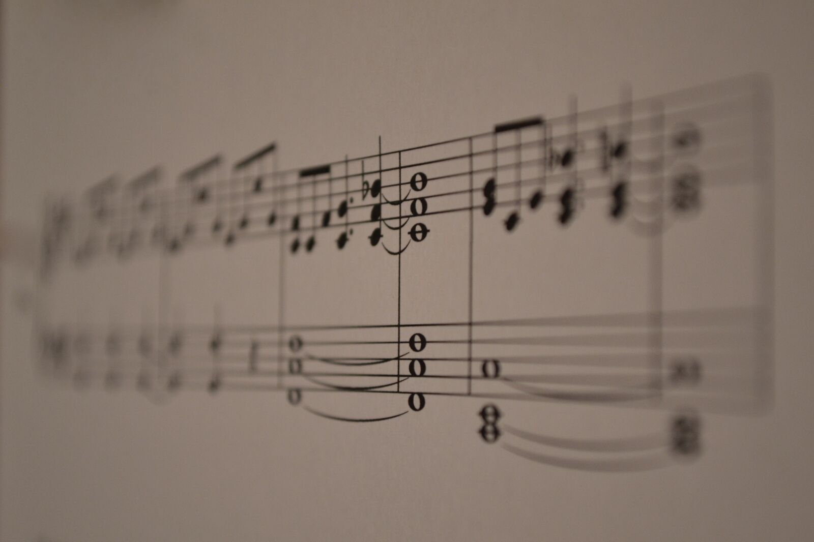 Nikon D3100 sample photo. Blur, music, notes, piano photography