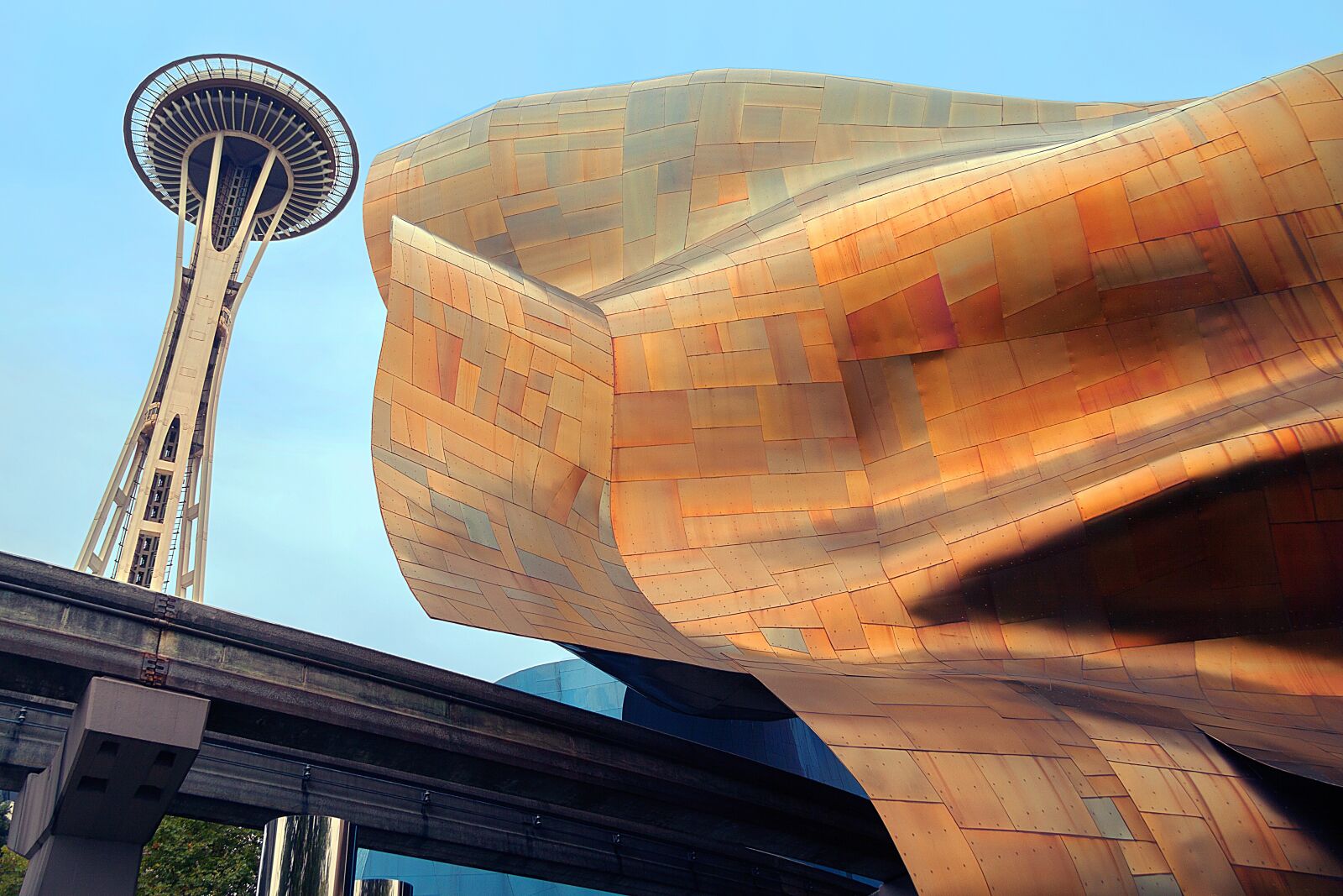 Canon EOS 50D sample photo. Seattle, space needle, city photography