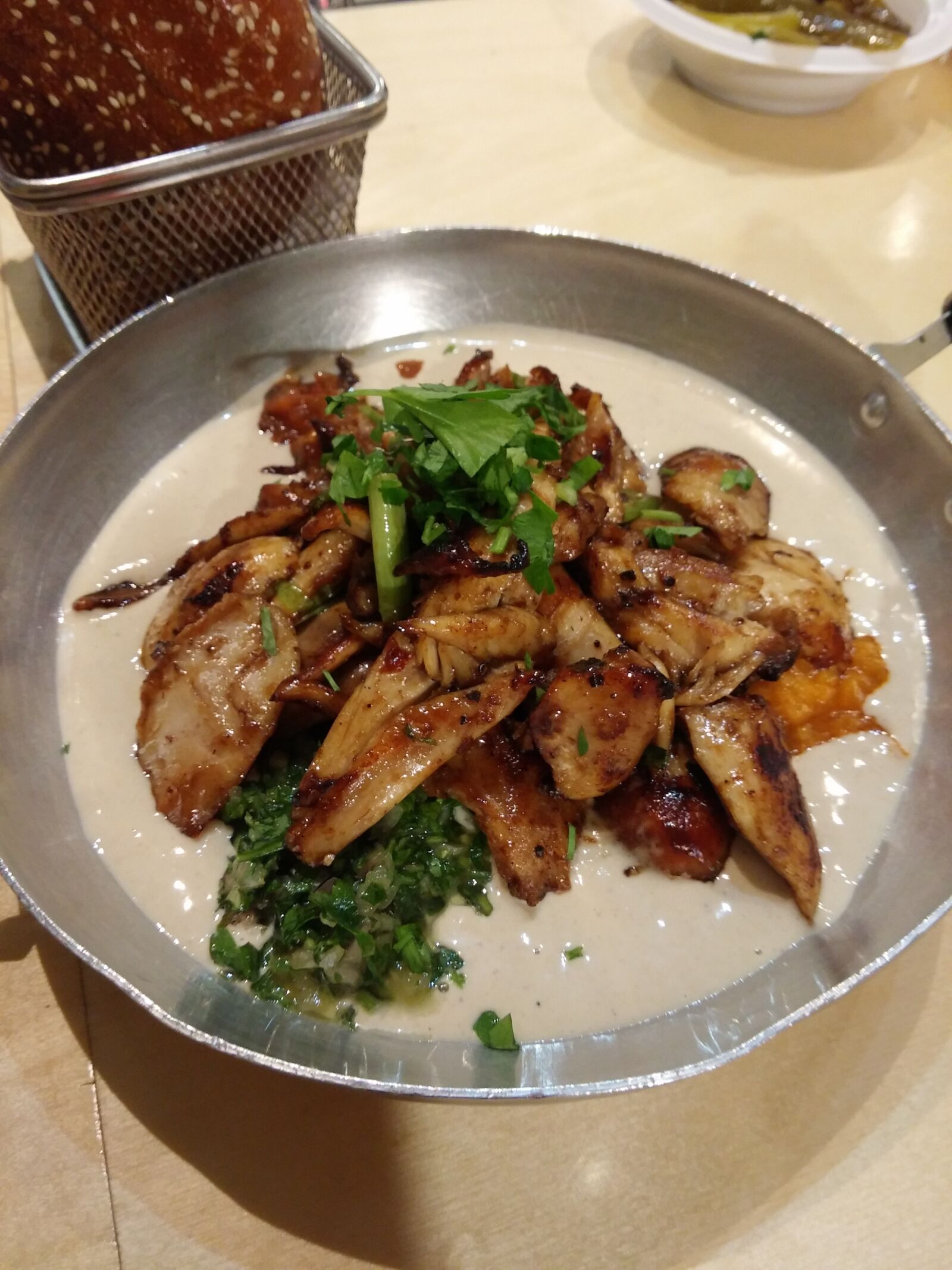 LG G Pro2 sample photo. Chicken, chicken dishes, restaurants photography