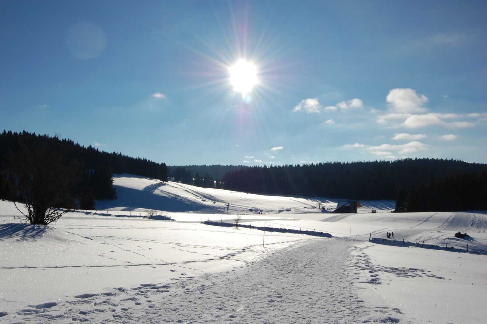Nikon D40 sample photo. Jura, doubt, snow photography
