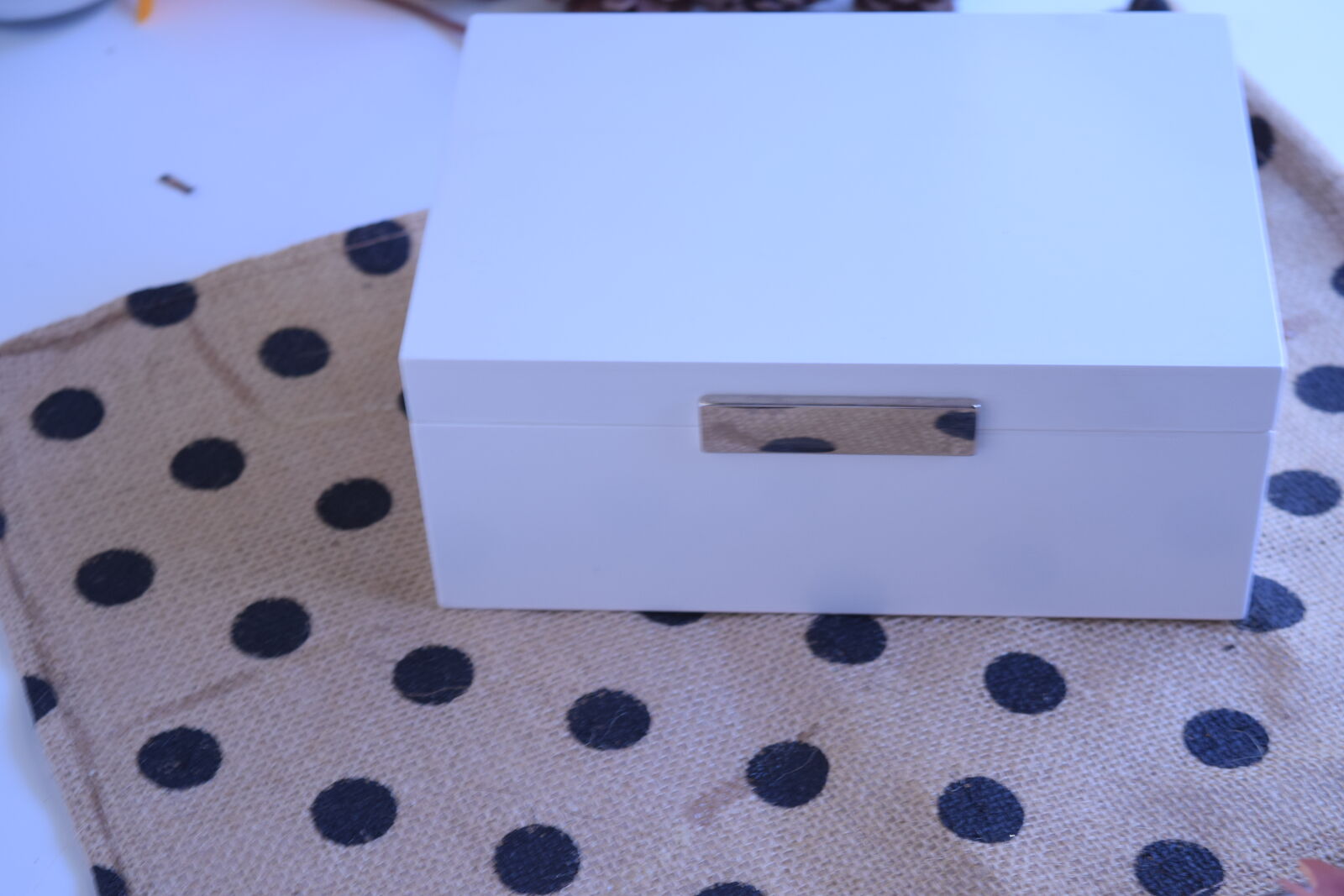 Nikon D3300 sample photo. Box, polka, dot, white photography