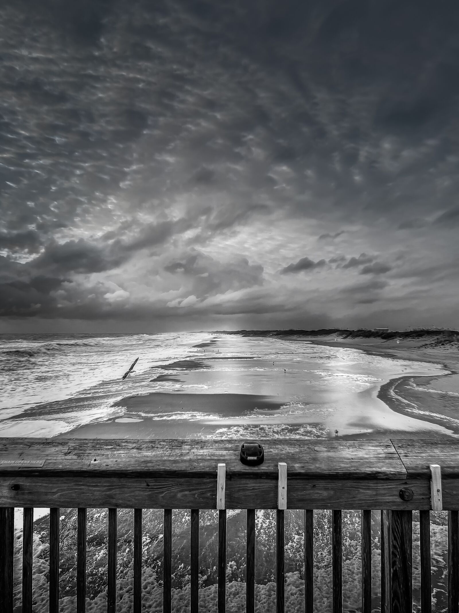 Apple iPhone 11 Pro Max sample photo. Storm, beach, ocean photography