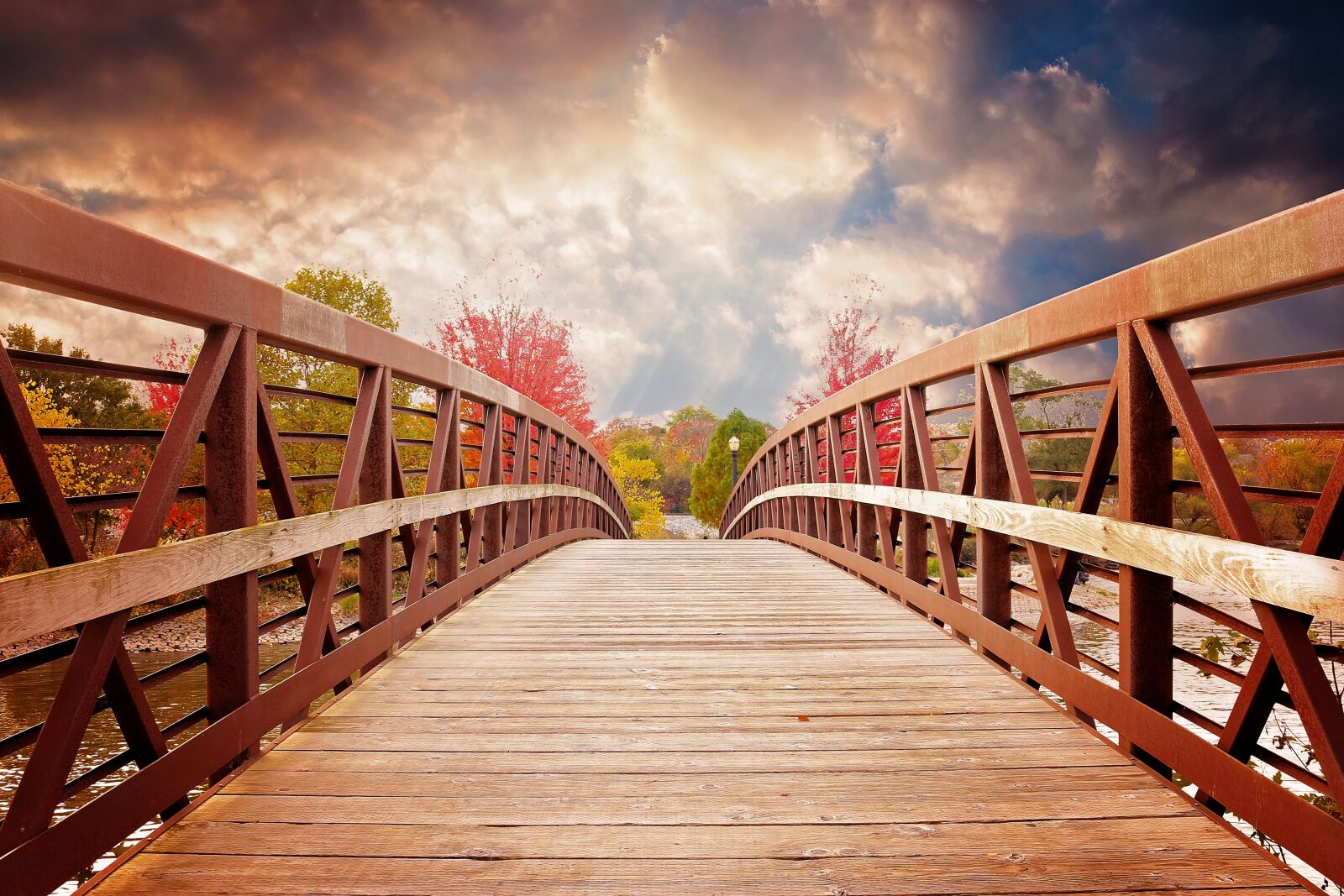 Canon EOS 70D + Canon EF-S 18-55mm F3.5-5.6 IS STM sample photo. Bridge, nature, fall photography