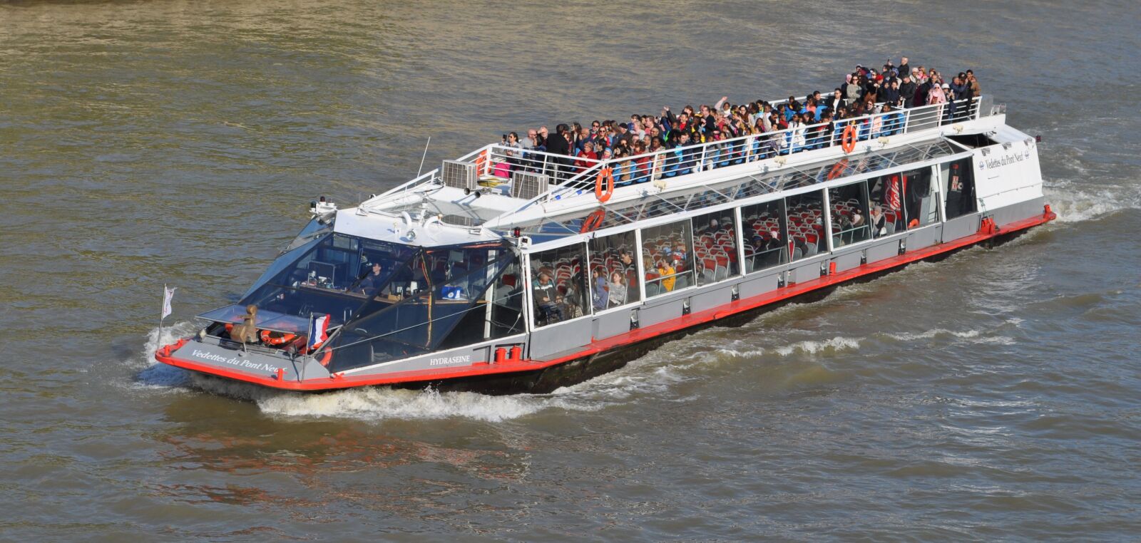 Nikon D5000 sample photo. Ship, tourists, seine photography