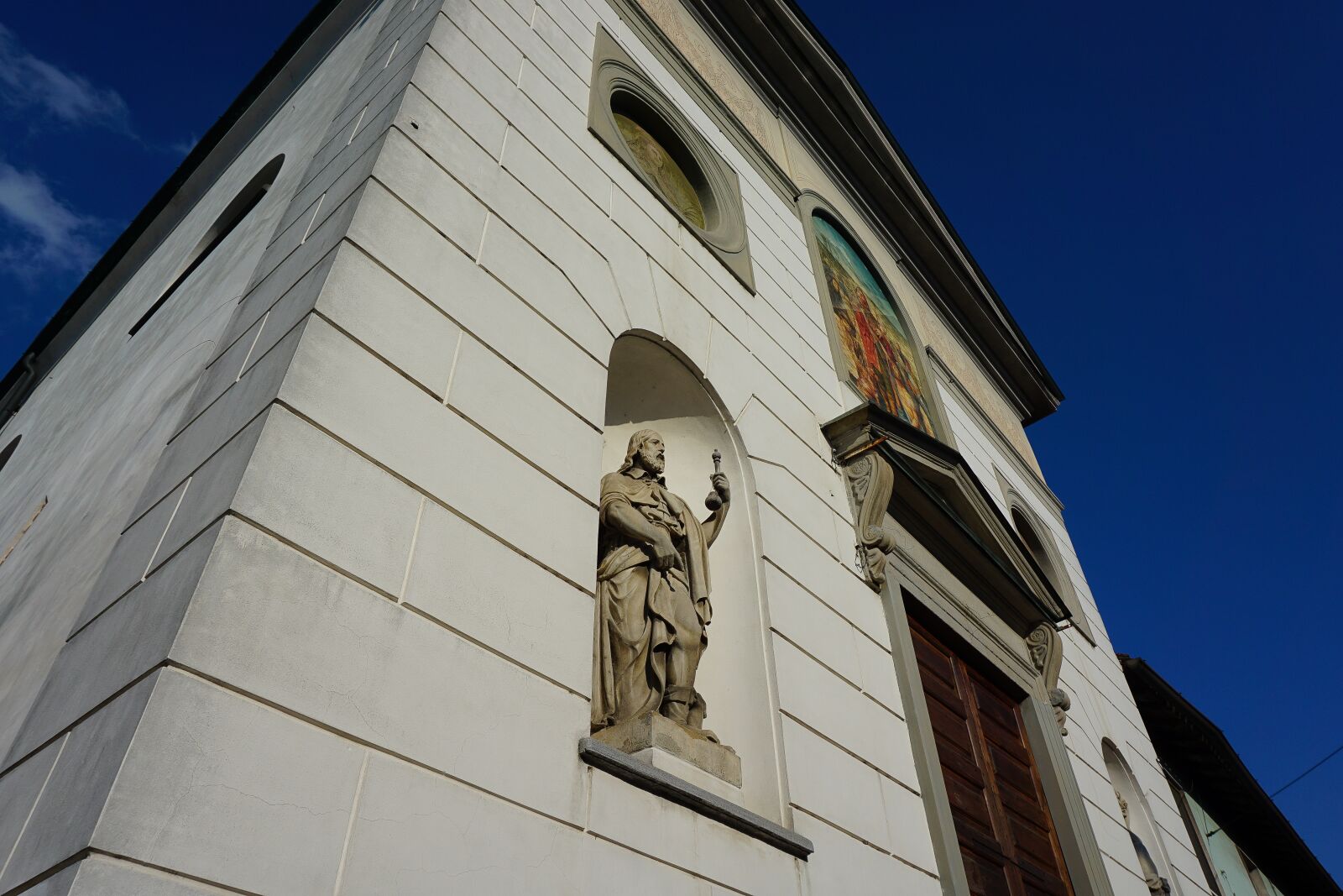 Sony a6000 sample photo. Sant'angelo lodigiano, statue, church photography