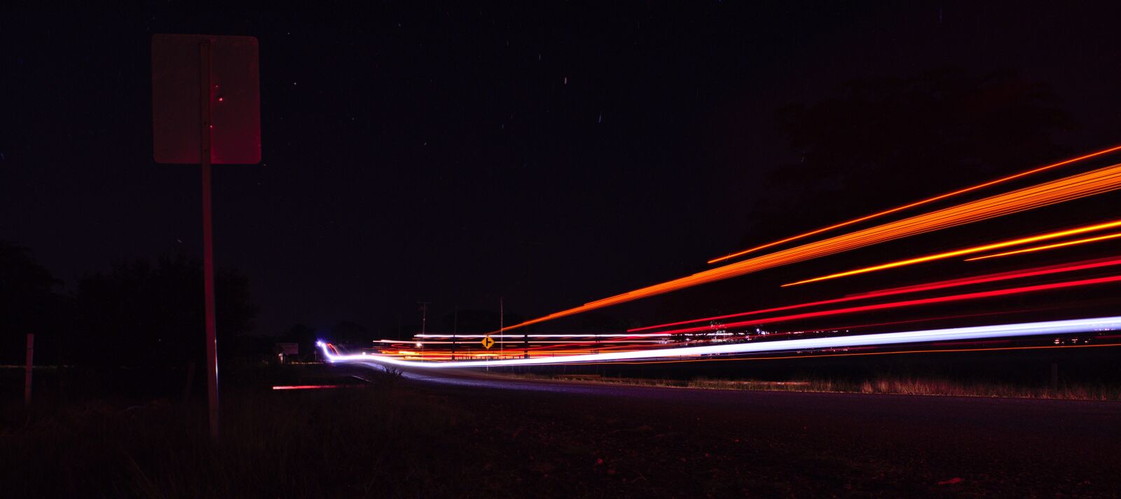 Nikon D7200 sample photo. Speed, road, light trails photography