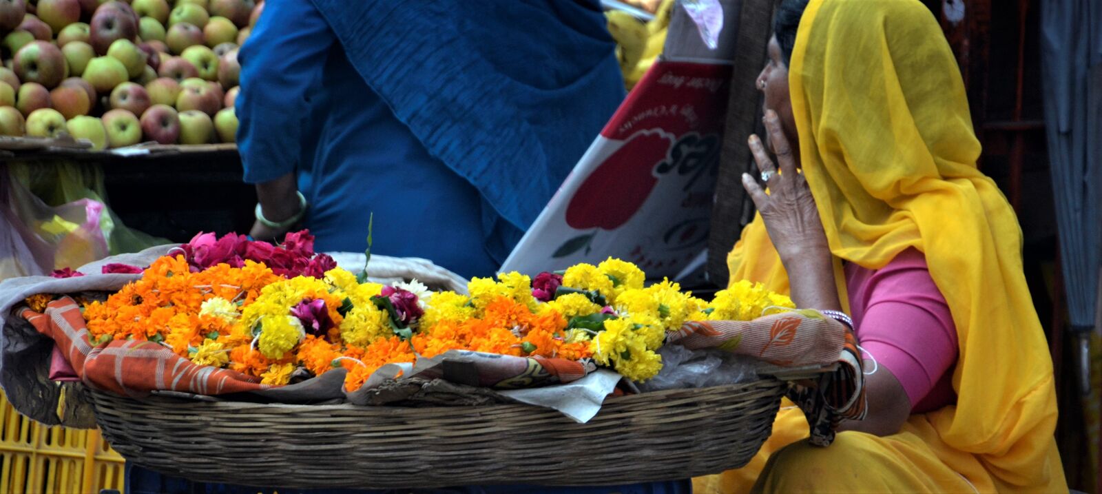 Nikon D5100 sample photo. Flower, shop, seller photography