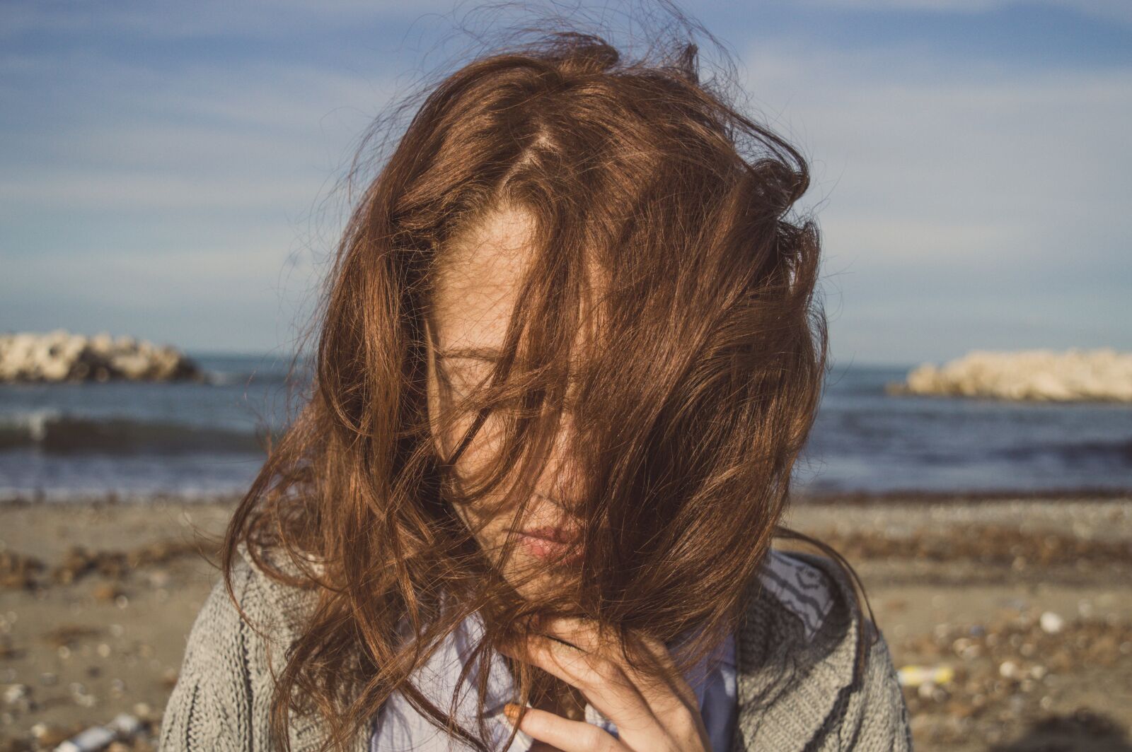 Nikon D3200 sample photo. Redheads, model, hair photography