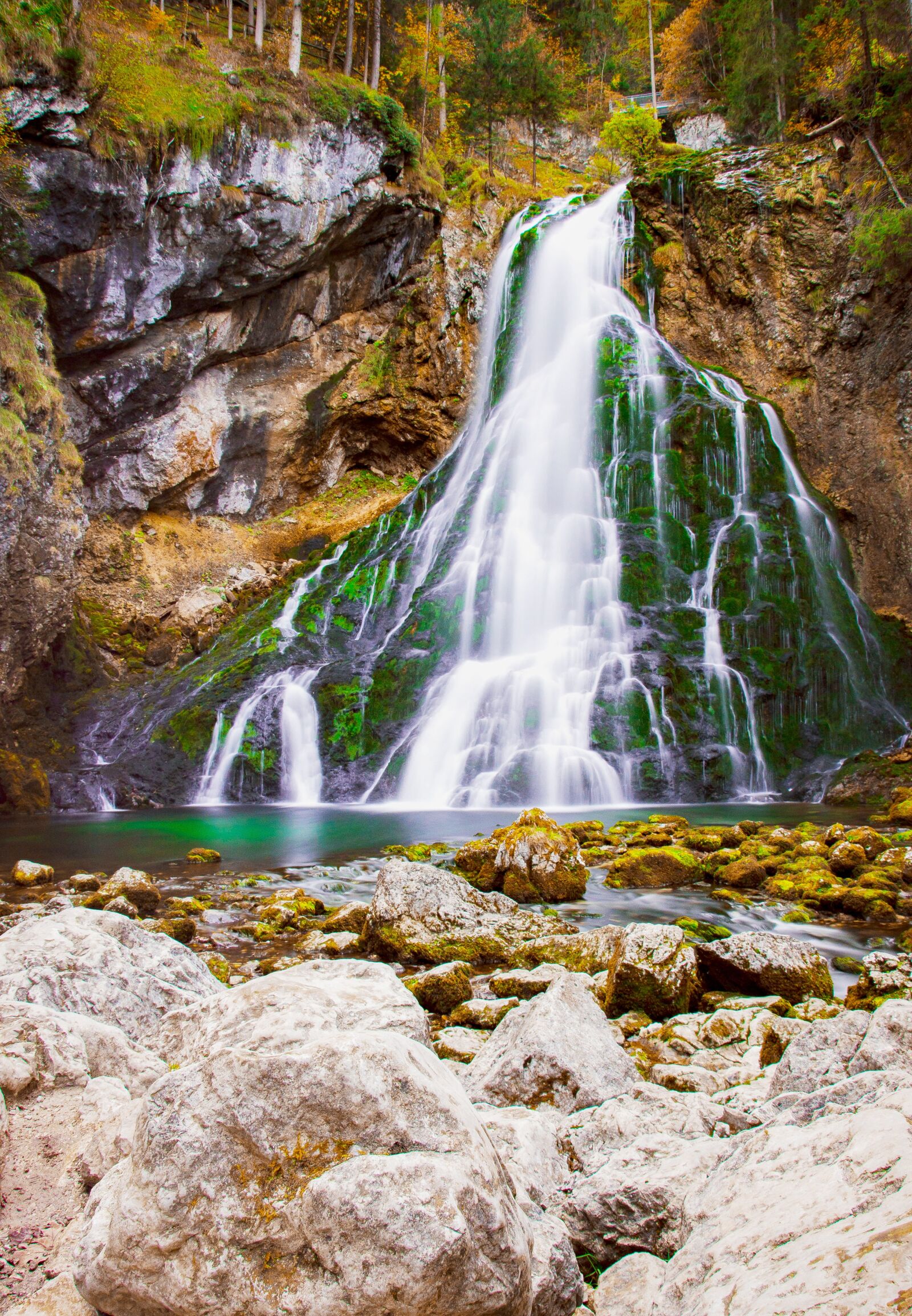 Nikon D5100 sample photo. Waterfall, golling, salzburg photography