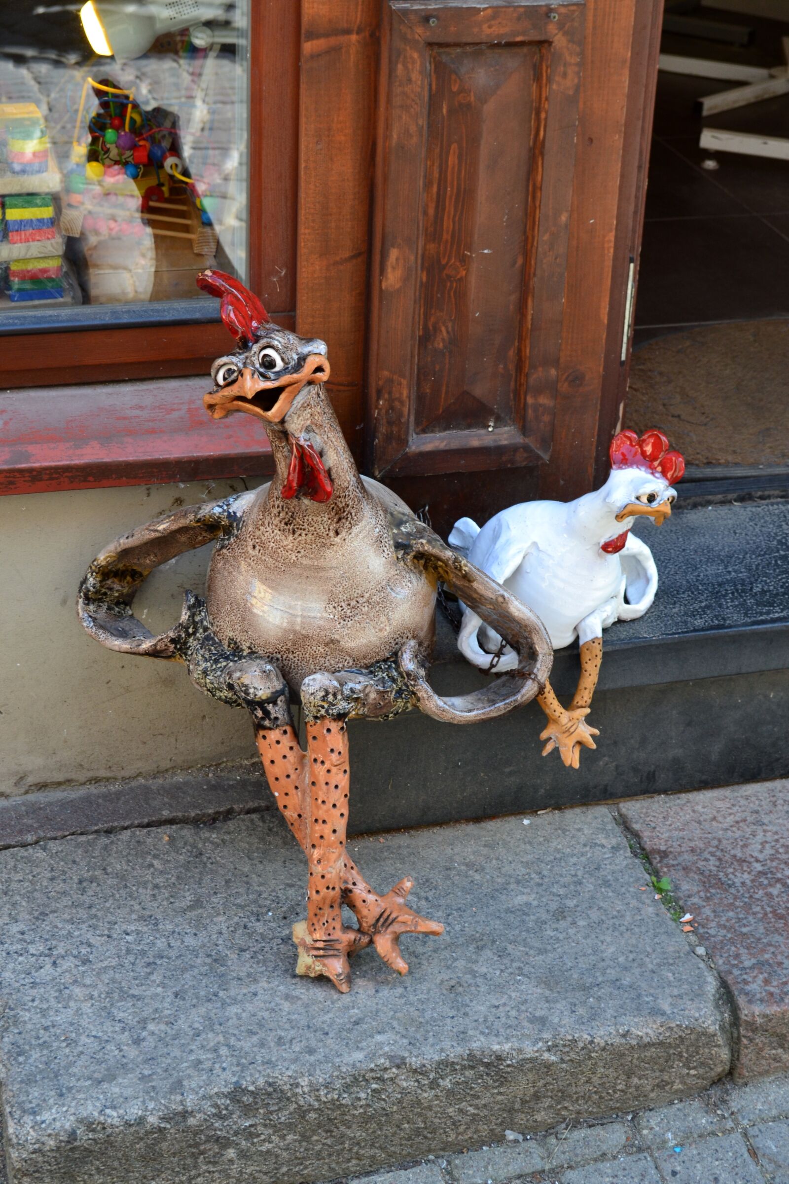 Nikon D3100 sample photo. Animals, chicken, a joke photography