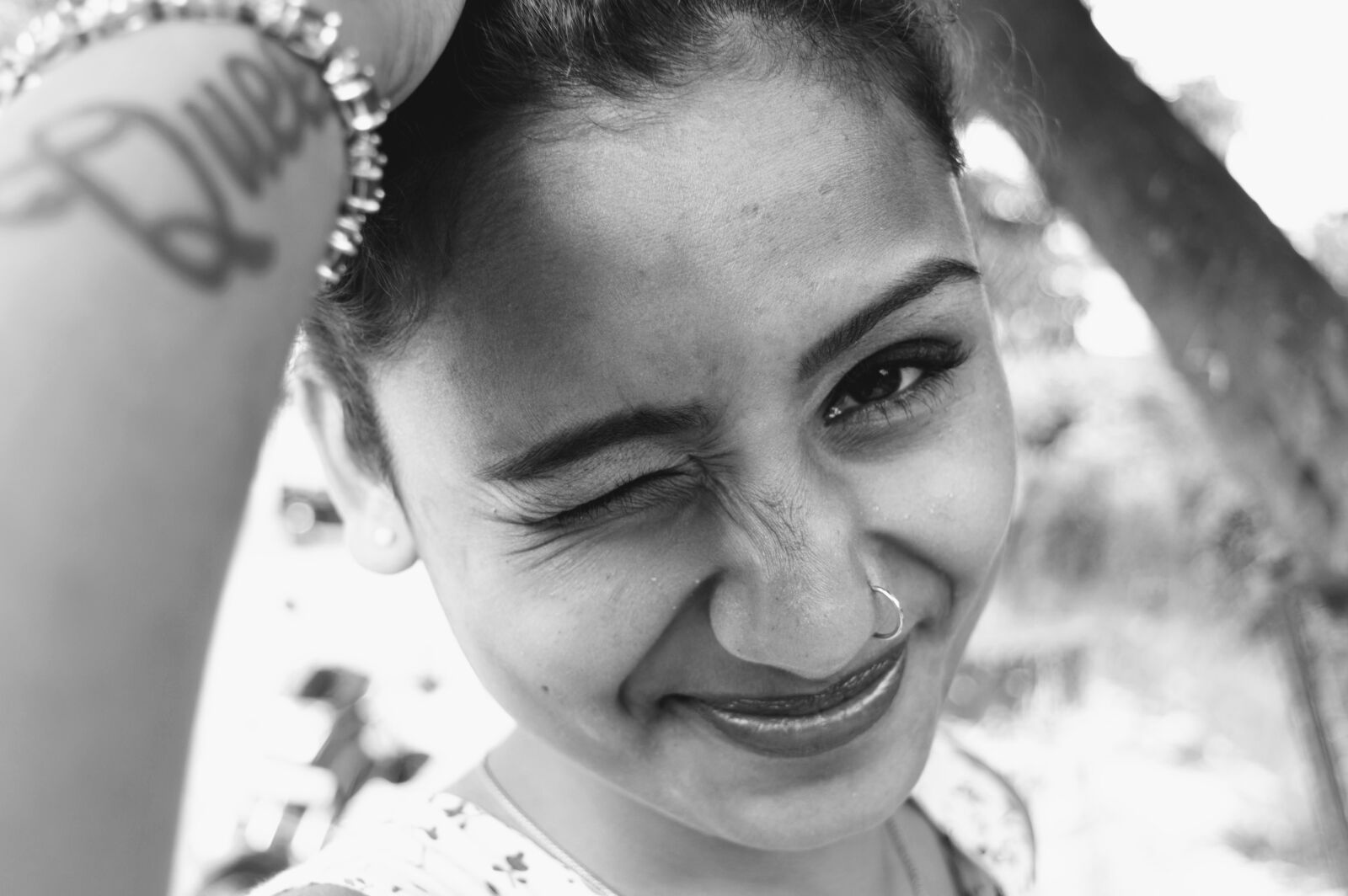 Nikon D3200 sample photo. Grayscale, photography, of, woman photography