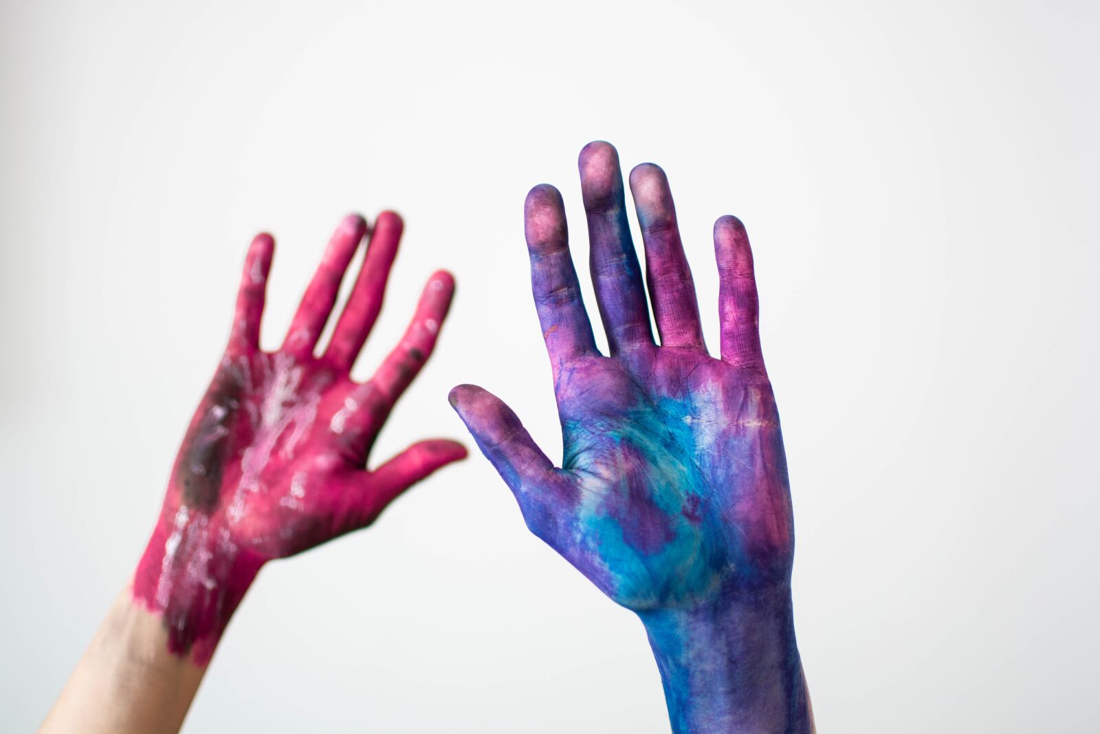 Nikon D5200 sample photo. Hands, watercolor, colorful photography