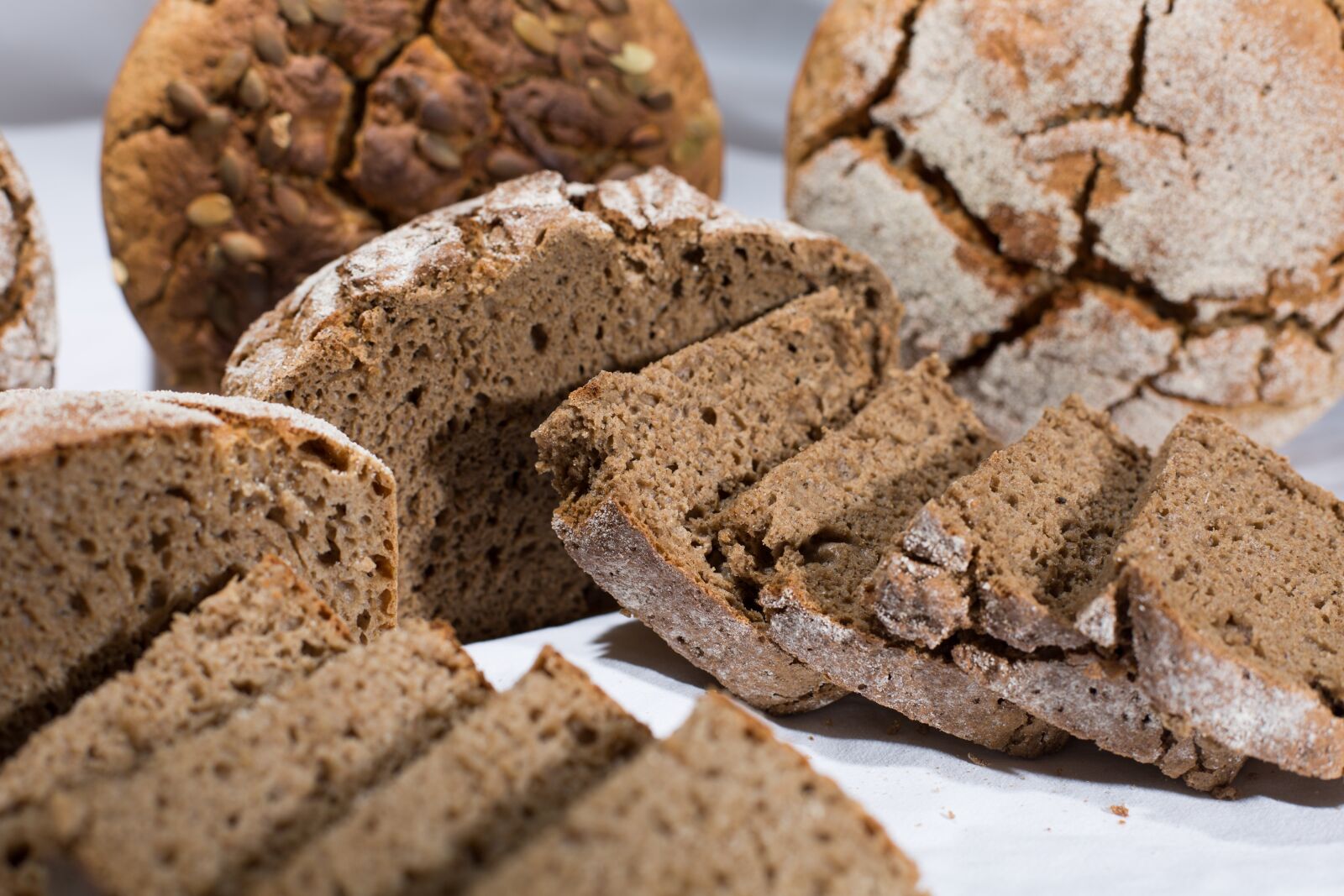 Canon EF 50mm F1.4 USM sample photo. Bread, rye, grey photography