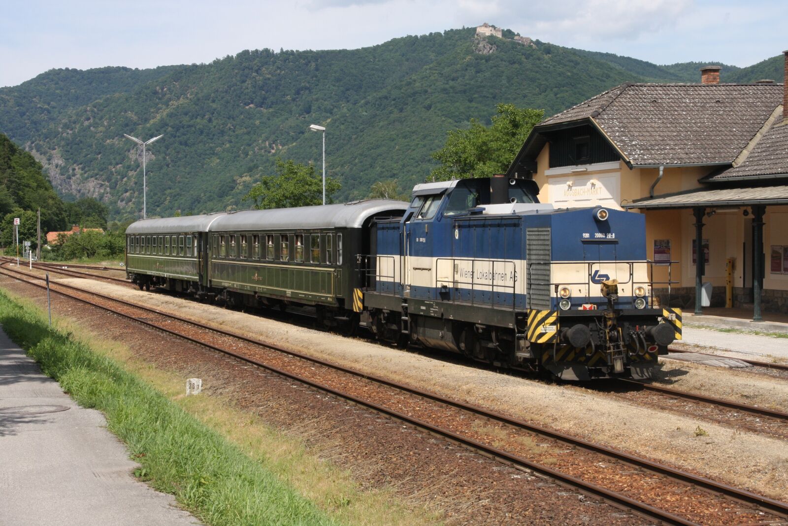 Canon EOS 40D sample photo. Railway, diesel locomotive, wiener photography