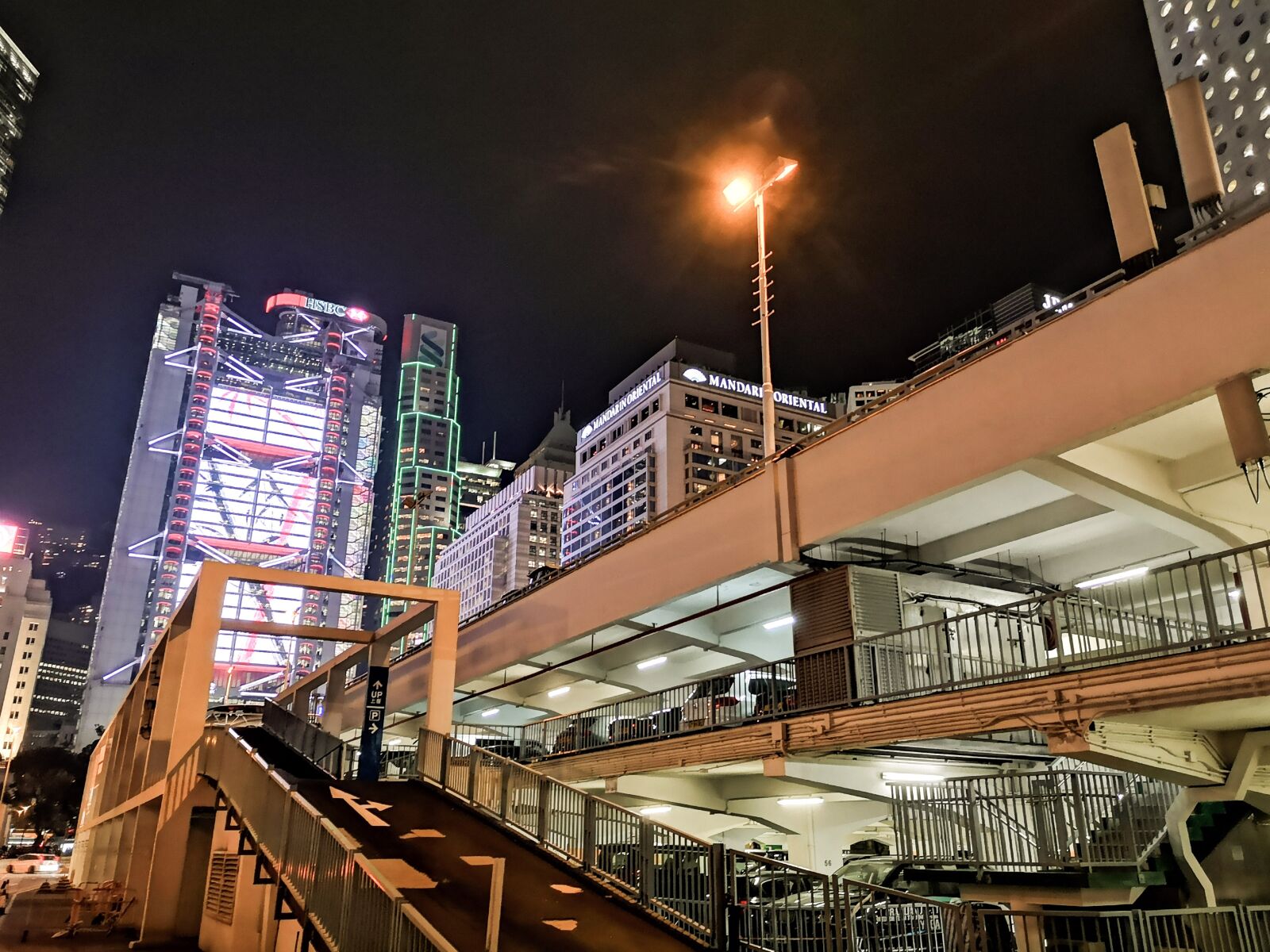 HUAWEI P20 sample photo. Central, hong kong, night photography