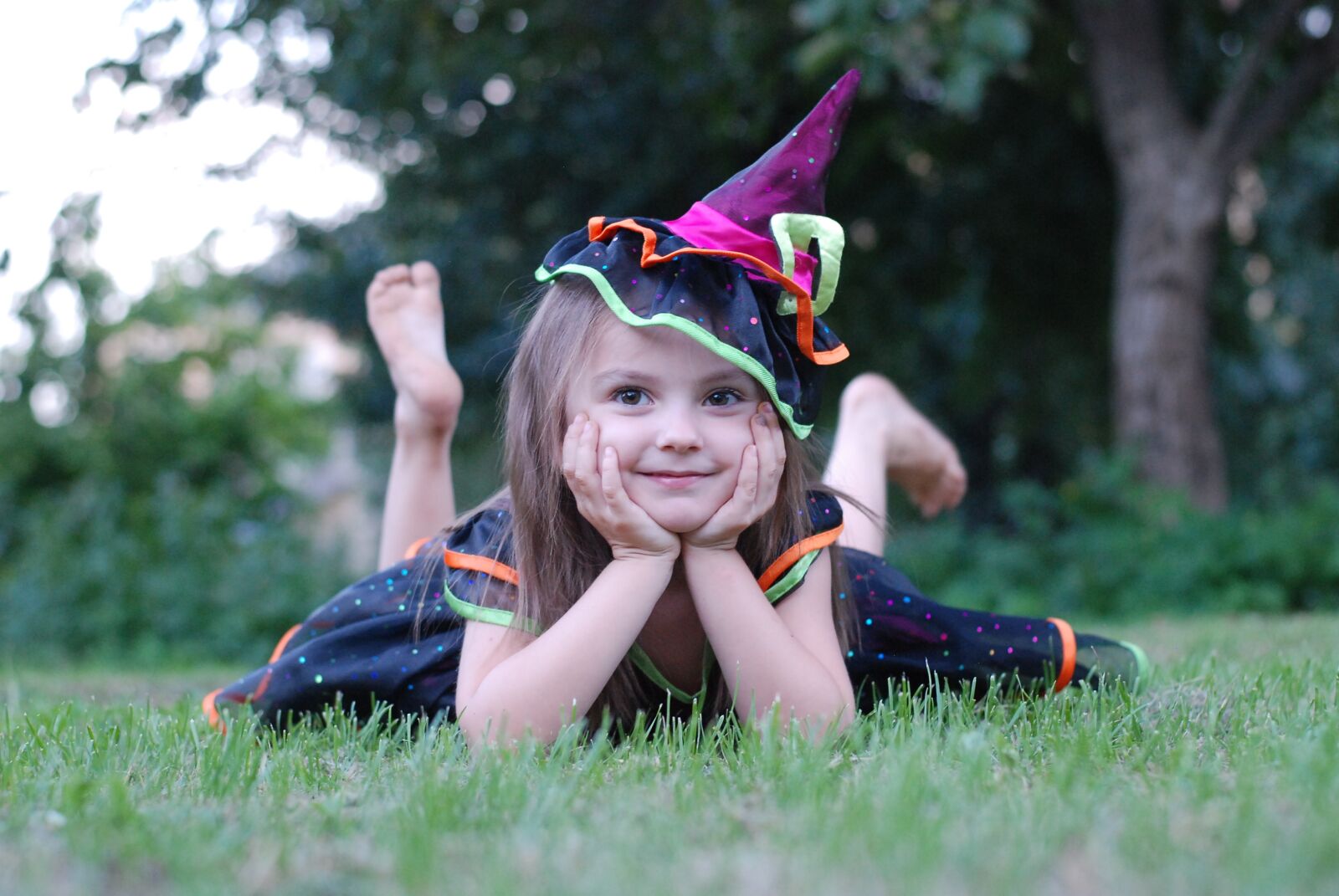 Nikon D80 sample photo. Kids, girl, witch photography