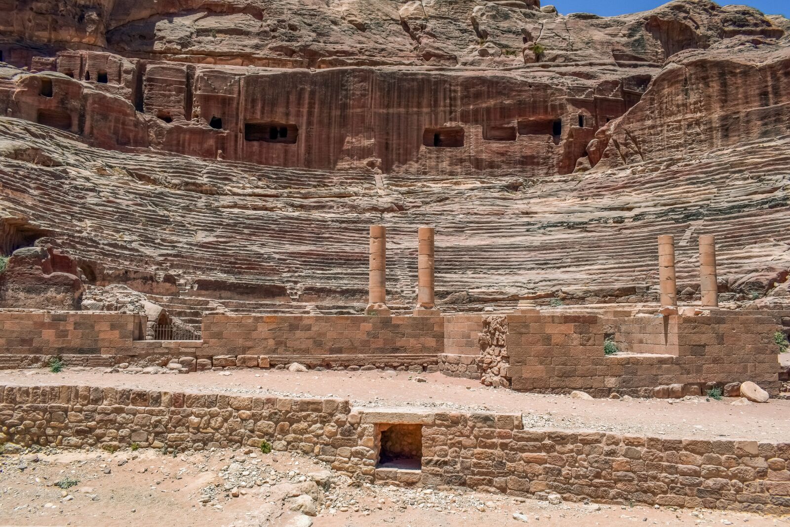 Nikon D3300 sample photo. Petra, jordan, theatre photography