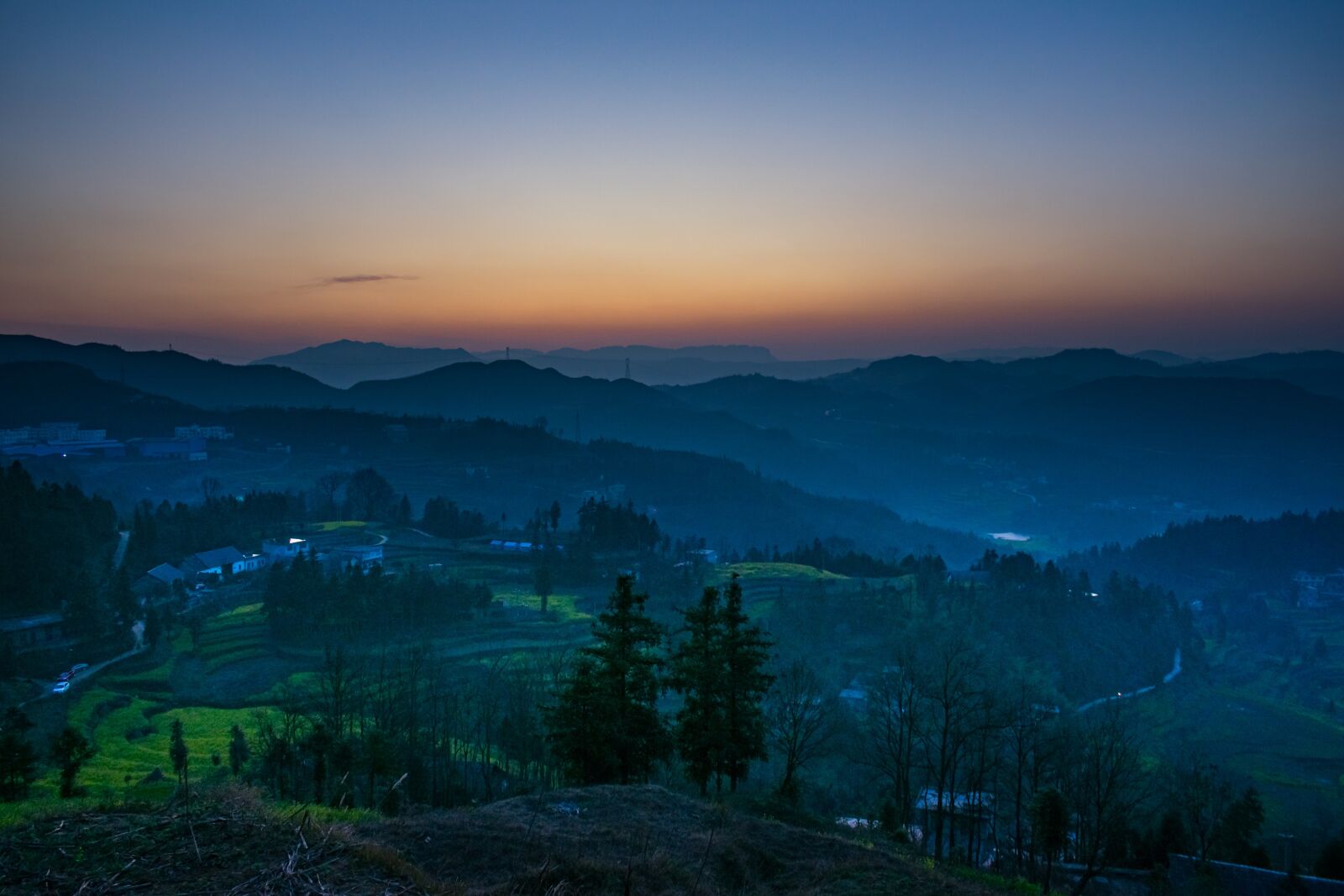 Nikon D3400 sample photo. At dusk, country, sunset photography