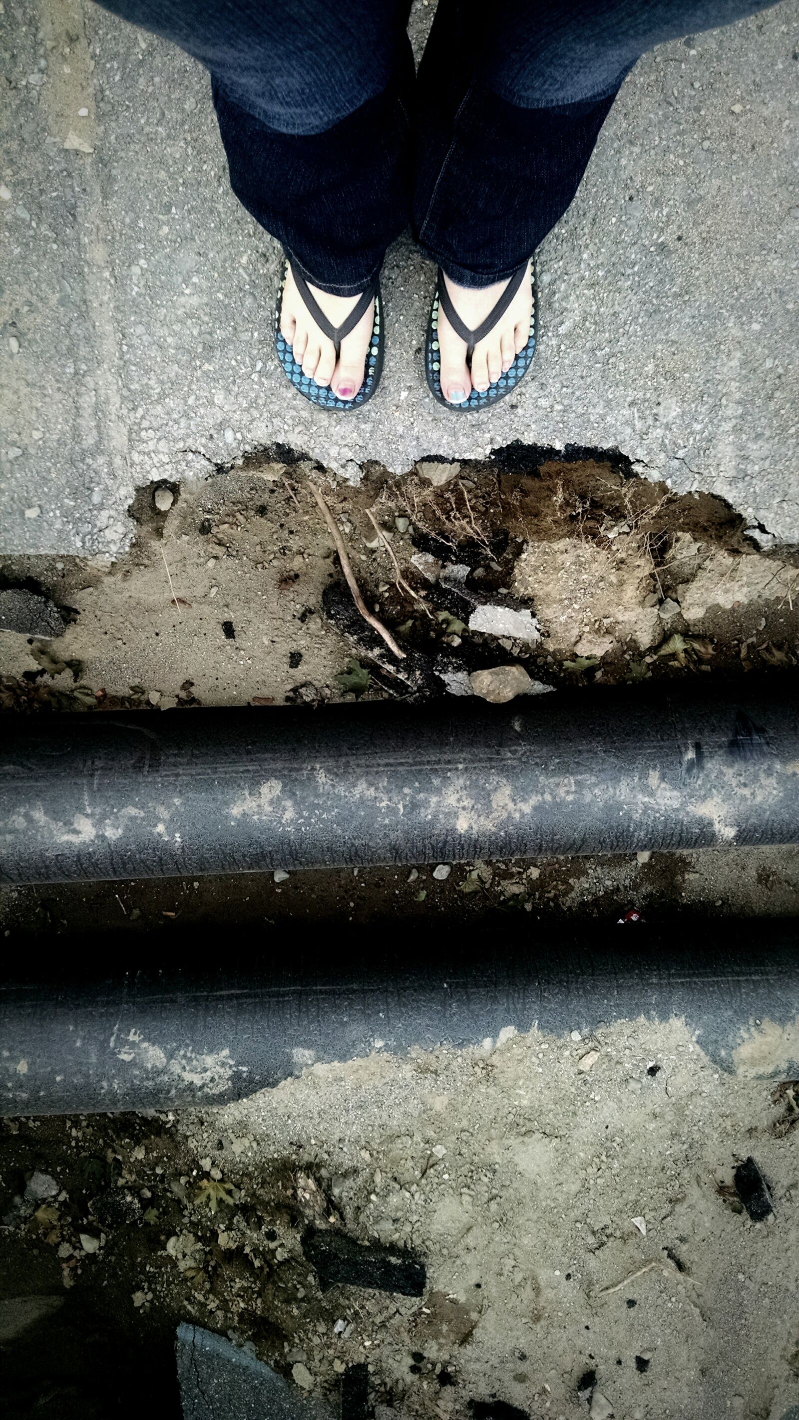 Motorola Moto X (1st Gen) sample photo. Crumble, destruction, earth, feet photography