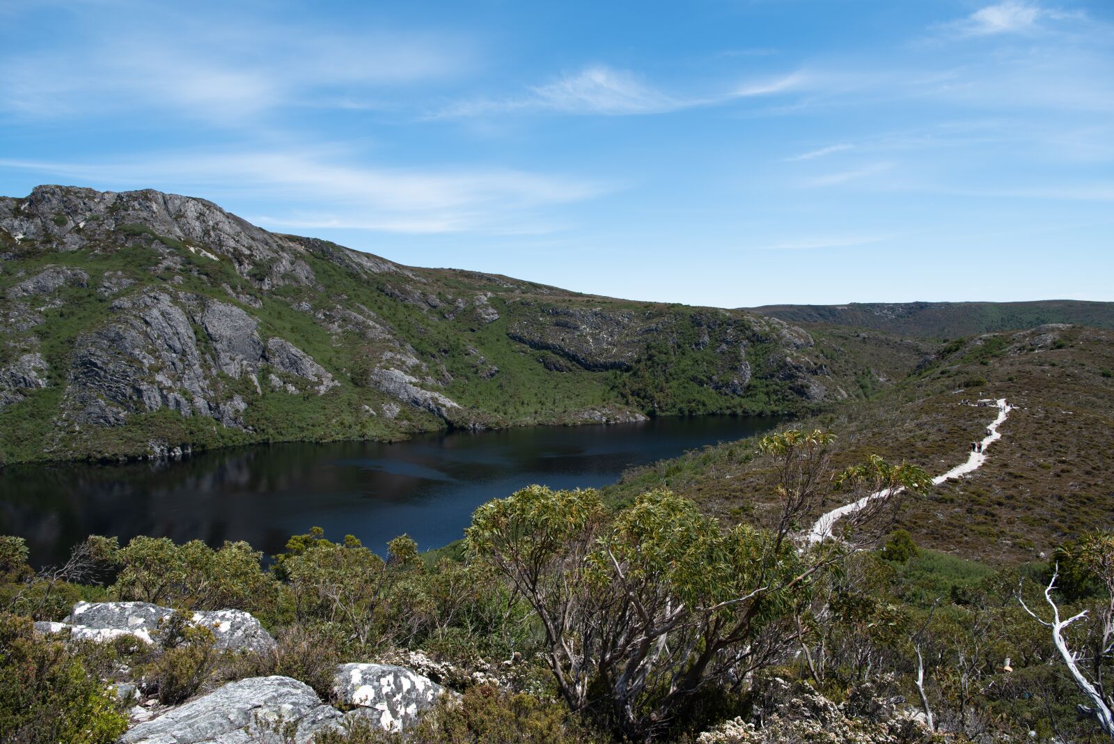 Nikon D750 sample photo. Crater lake, tasmania, cradle photography