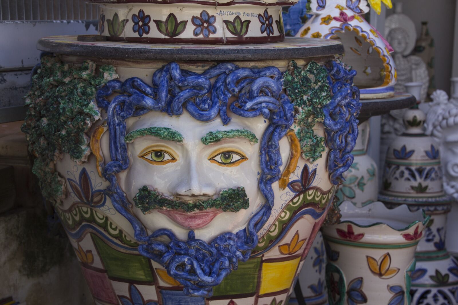 Canon EOS 60D sample photo. Mask, sicily, vase photography