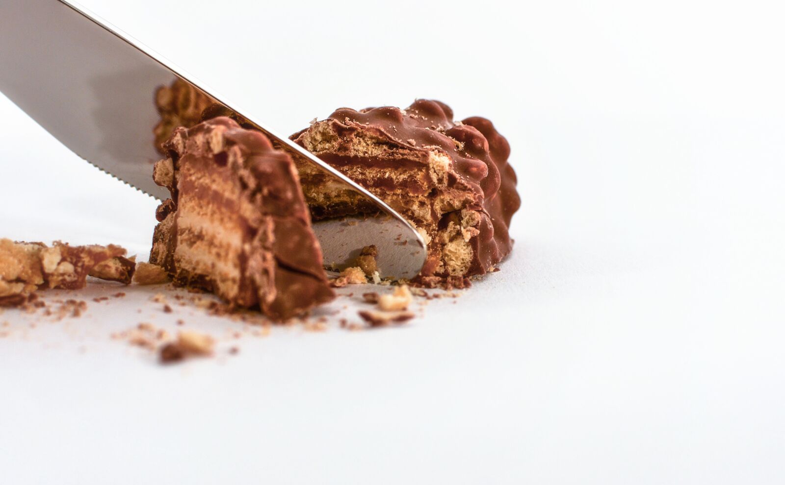 Nikon D7200 sample photo. Knife, chocolate, cutlery photography