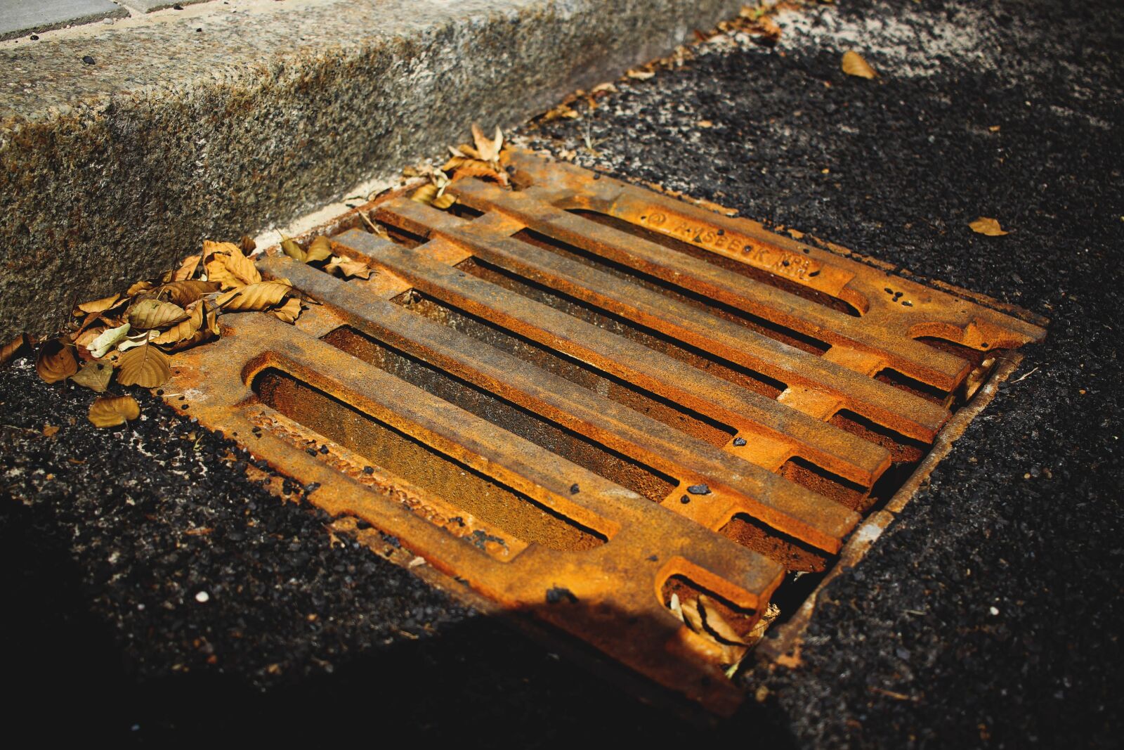 Canon EF-S 24mm F2.8 STM sample photo. Gulli, manhole covers, road photography
