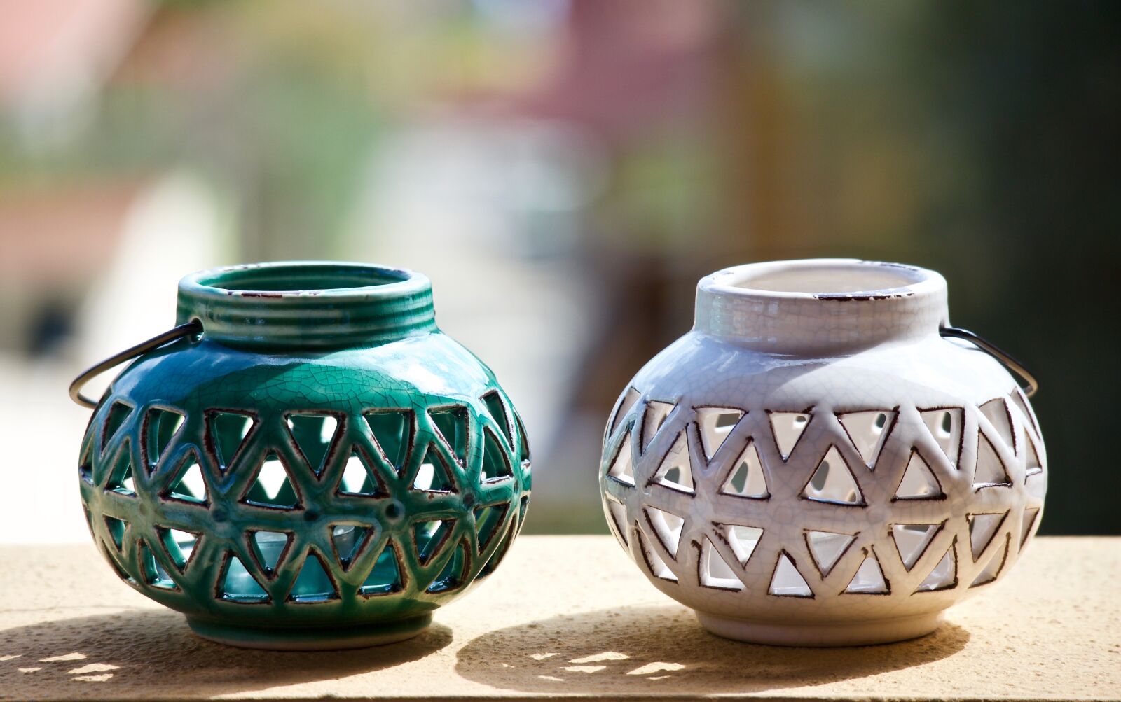 Canon EOS M sample photo. Candle holders, candle, terrace photography